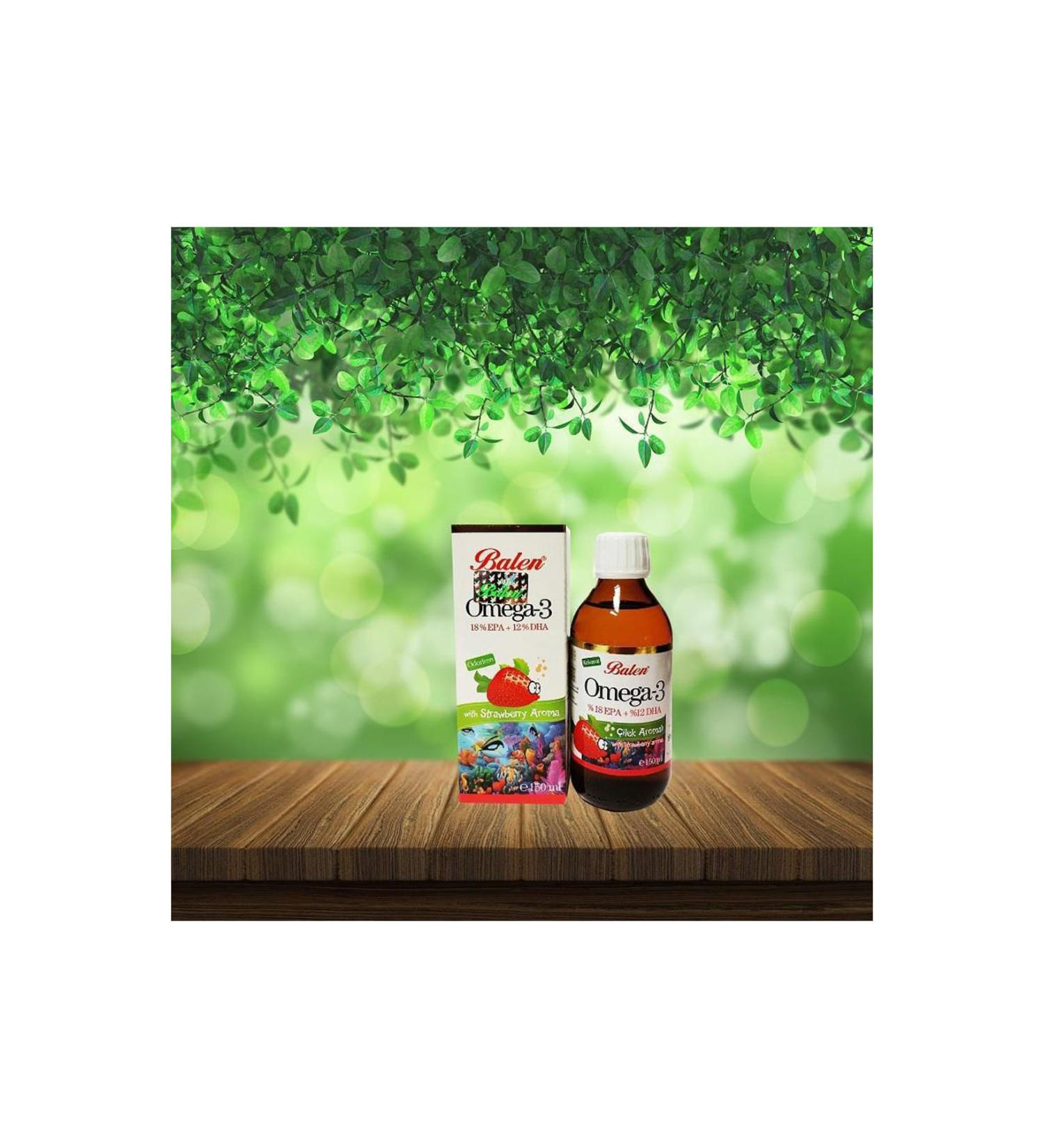 Balen Omega-3 Strawberry Flavored 150 Ml Balen