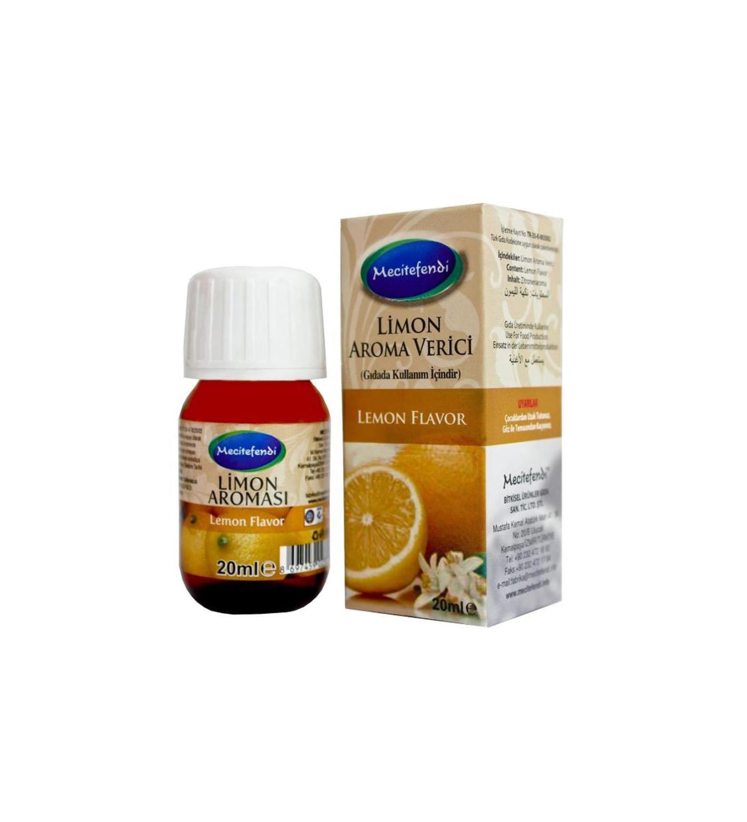 Mecit Efendi Lemon Flavor 20Ml Mecitefendi