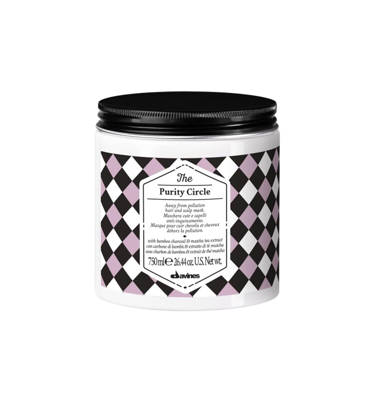 Davines solid shampoo The Purity Circle Purifying Hair Care Mask 750 ml 8004608258186