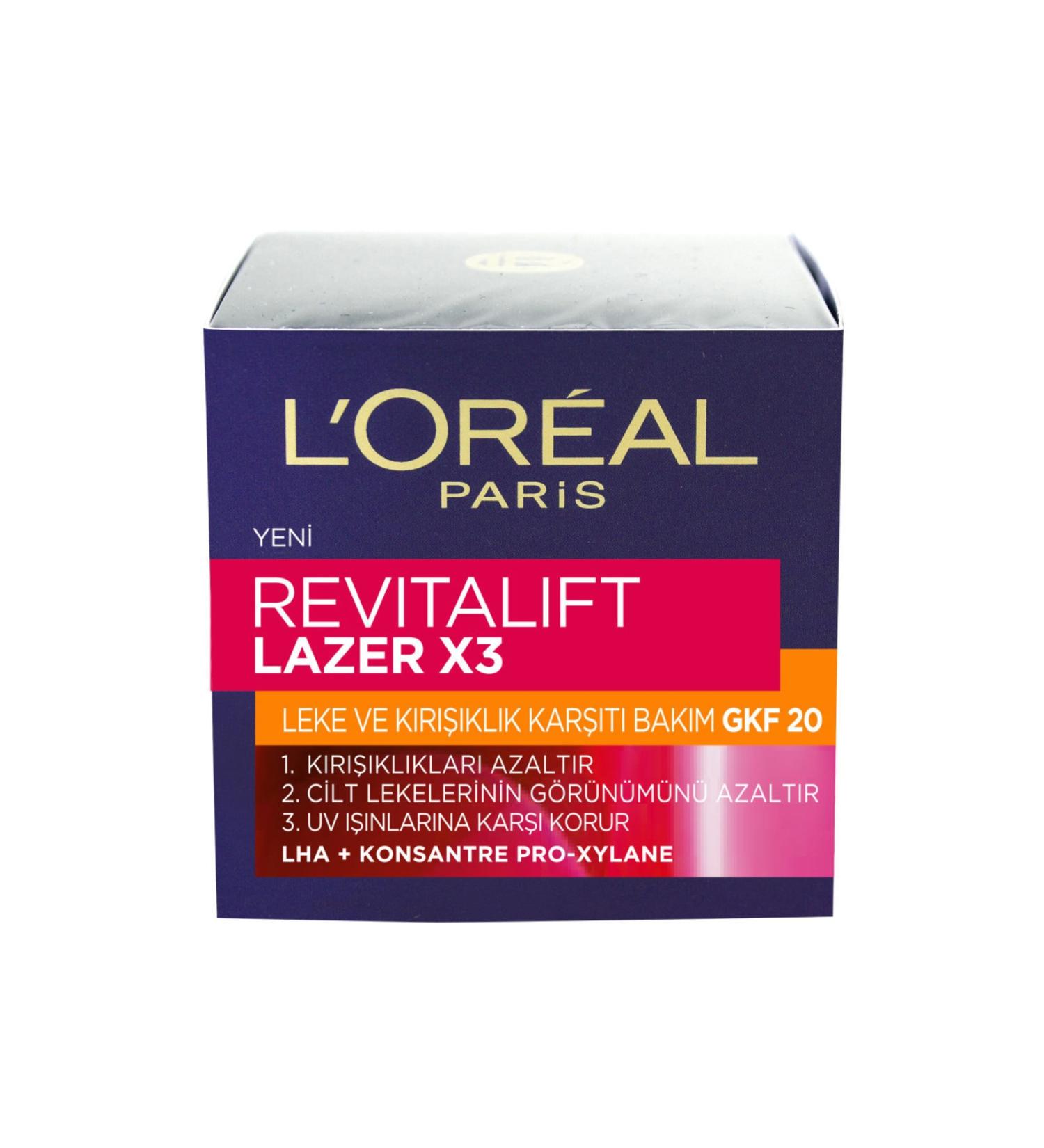 L'Oreal Paris Revitalift Laser x3 Anti-Wrinkle and Anti-Spot Cream 50 ml