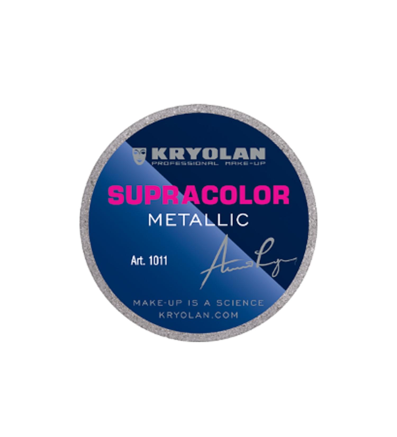 Kryolan Supracolor Metallic Foundation No. Silver 55 ml 4041762027887