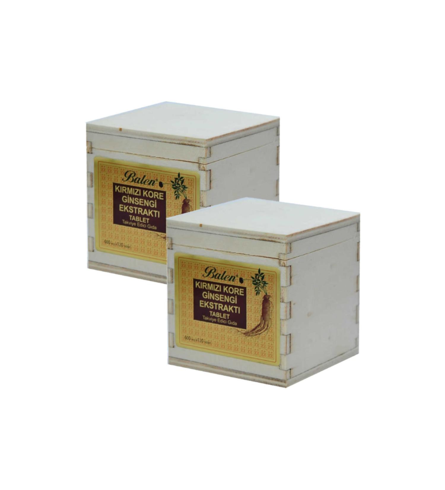 Balen Red Korean Ginseng Tablet 600 Mg X 120 Tablets - 2 Boxes