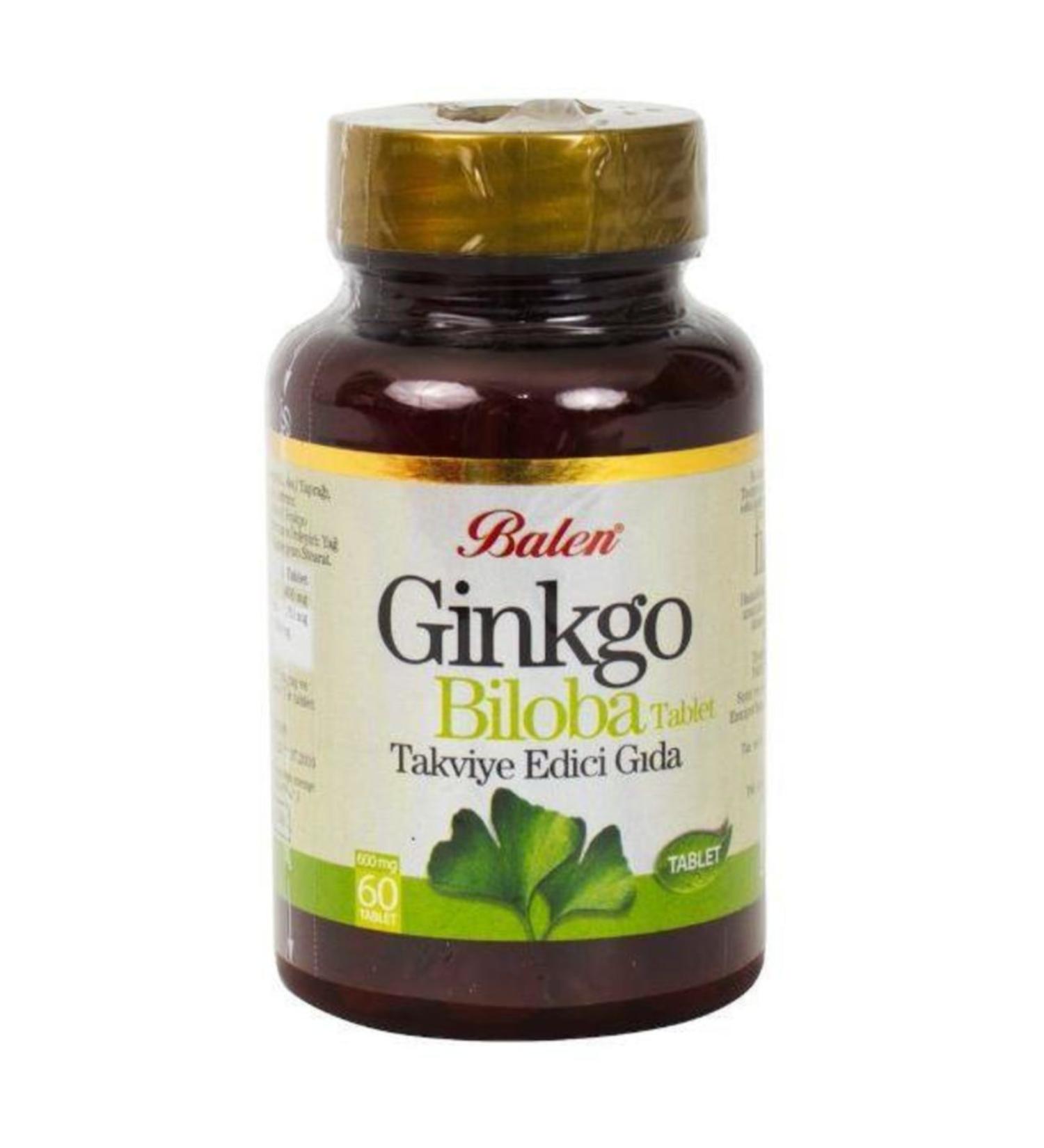 Balen Ginkgo Biloba Tablet 600 Mg 60 Tablets