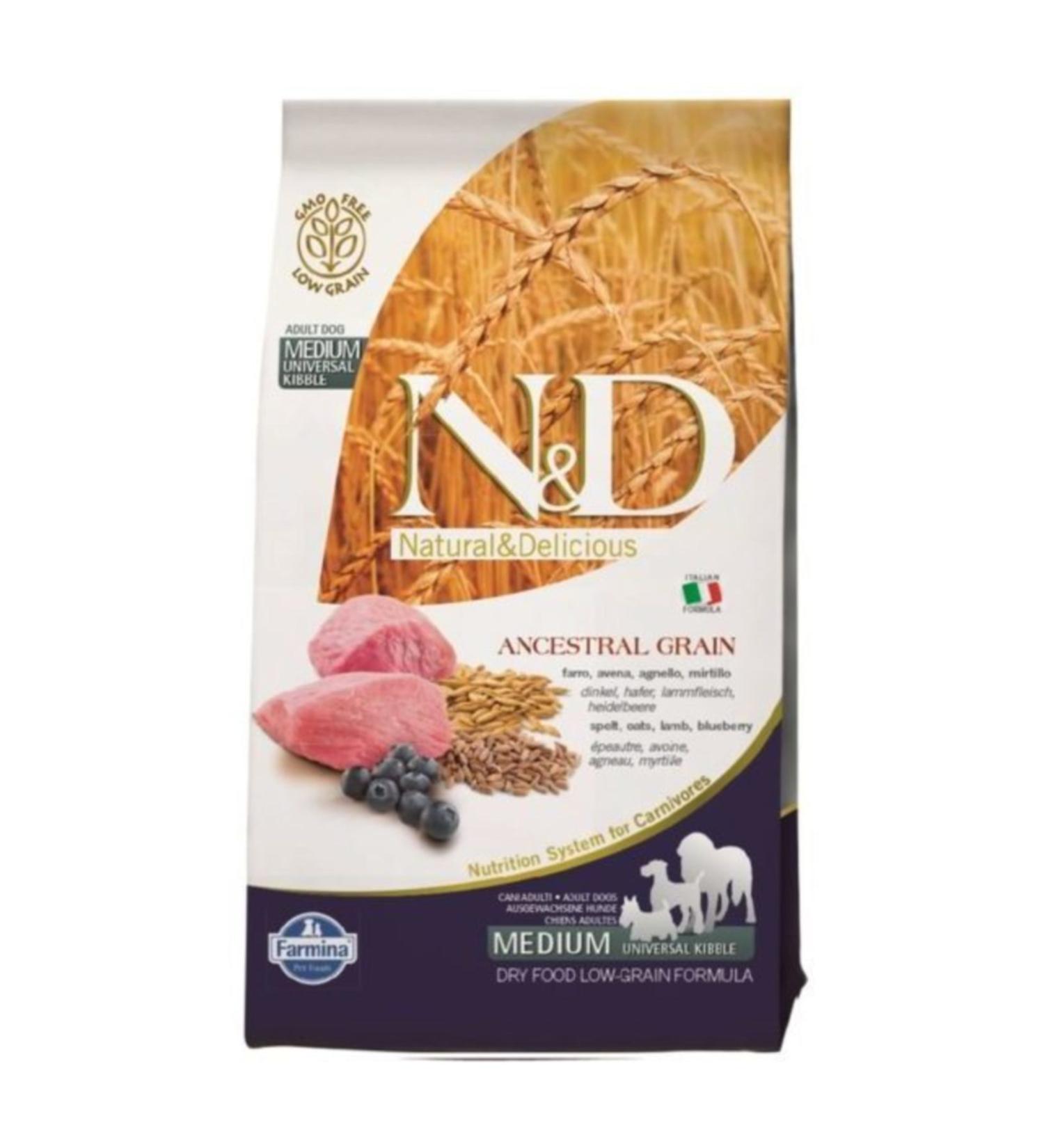 N & D Low Grain Lamb & Blueberry Dog Food 2.5 kg