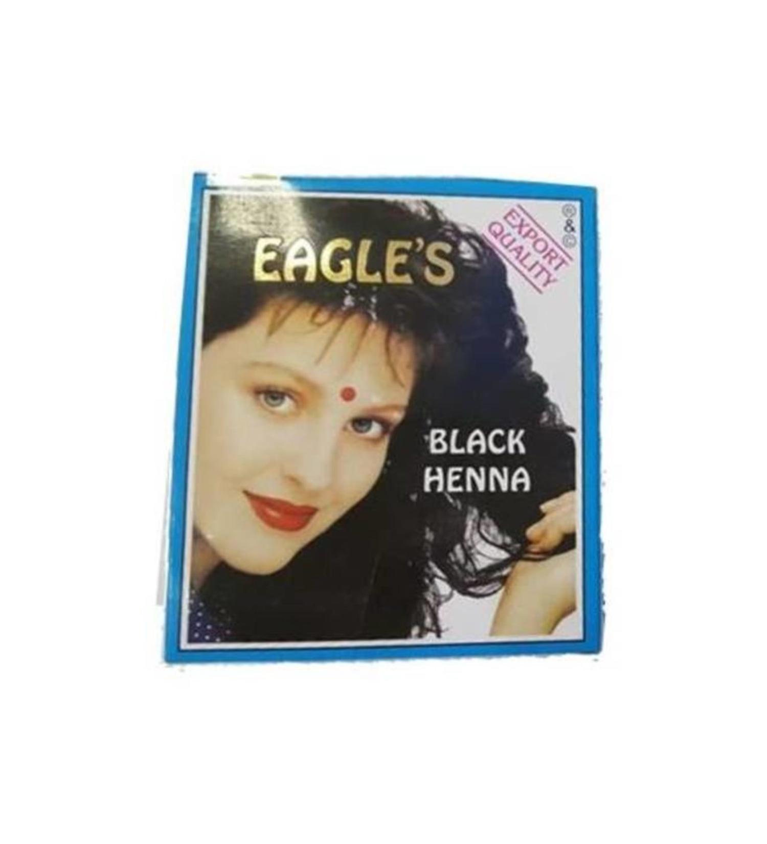 Eagles Indian Henna Black Color 1 Pack 10 Gr