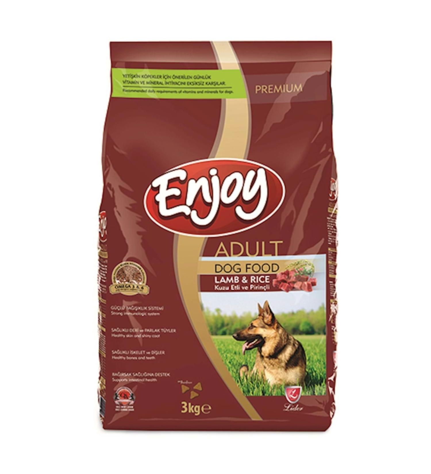 Enjoy Lamb and Rice 3 Kg Adult Dry Dog Food