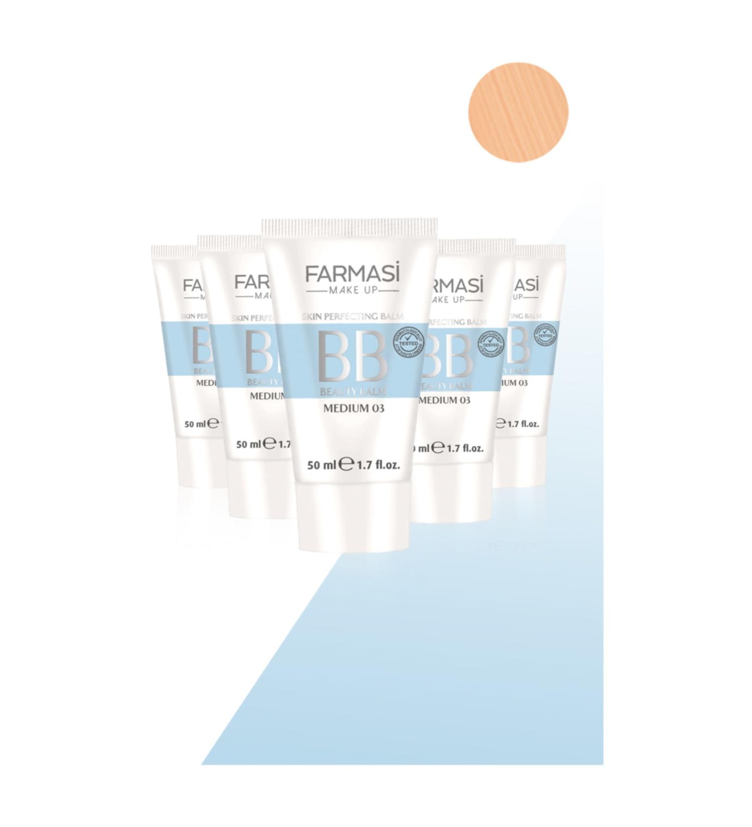 Farmasi Bb All In One Cream Medium-50 ml 5 Pieces