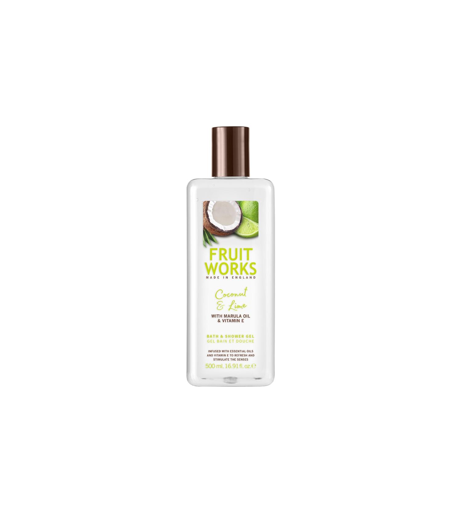 Fruit Works Coconut & Lime Shower Gel 500 ml 5055443681991