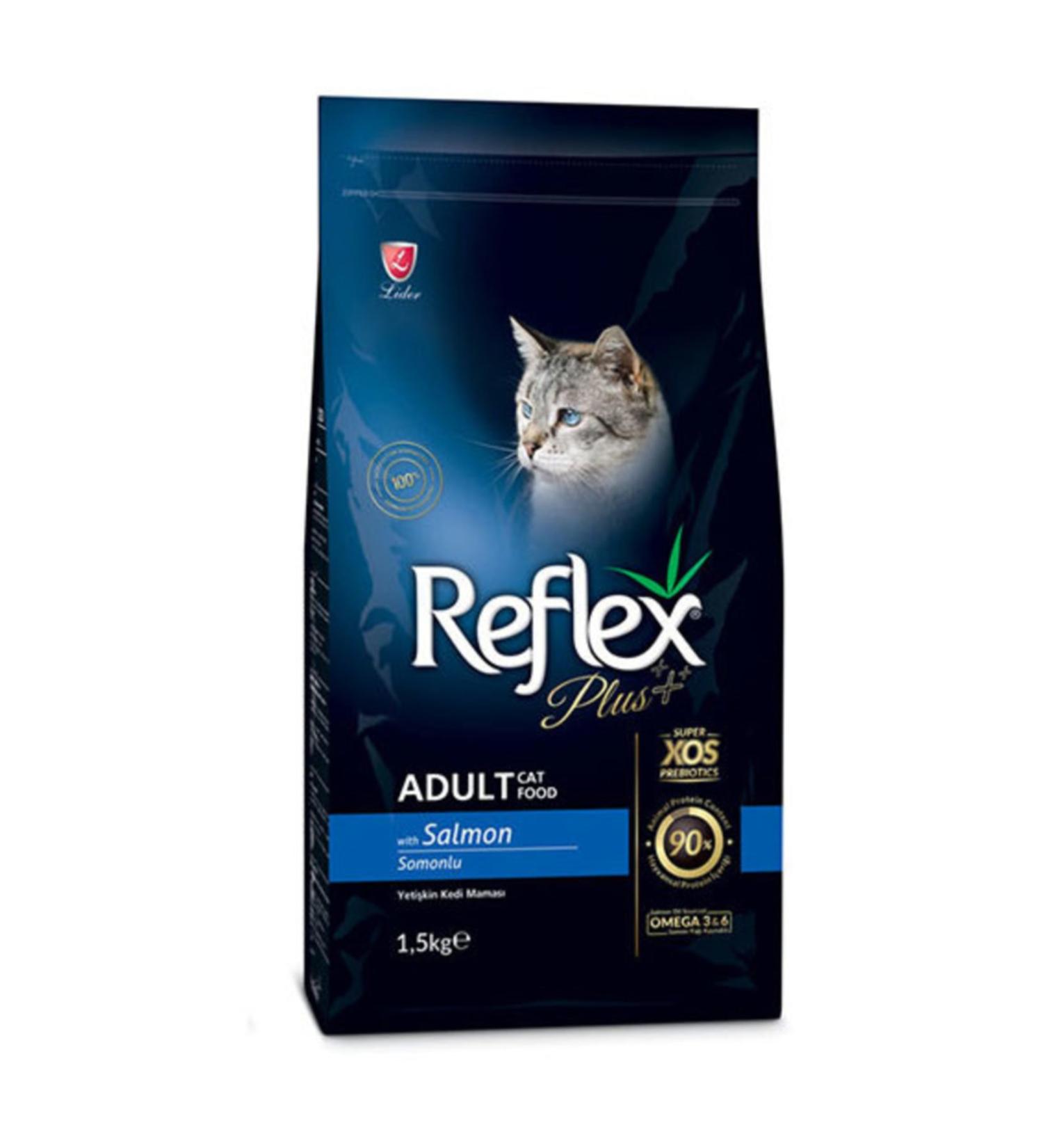Reflex Plus Adult Cat Food with Salmon 1.5 Kg