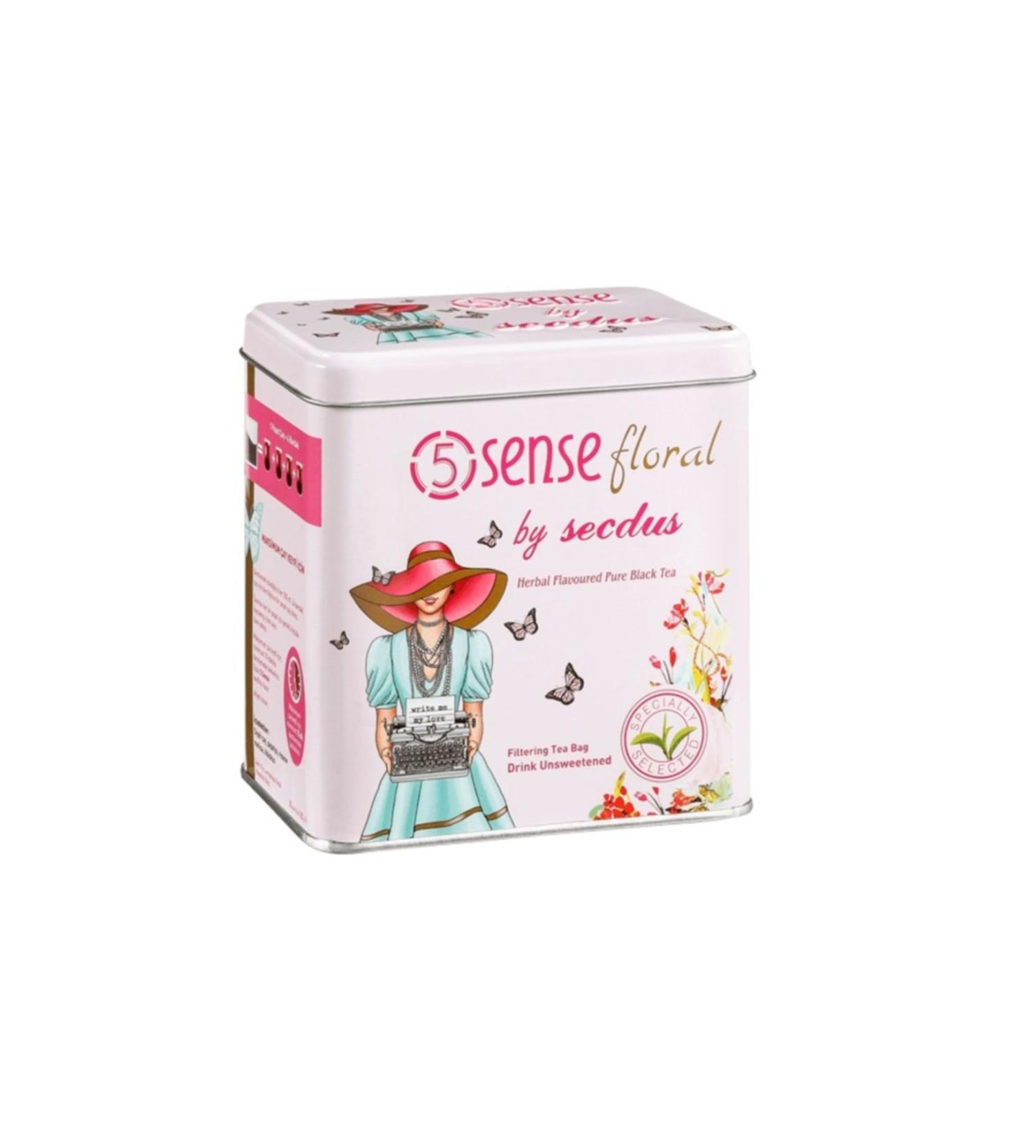 5 Sense Floral Herbal Blend Black Tea 30 Teabags