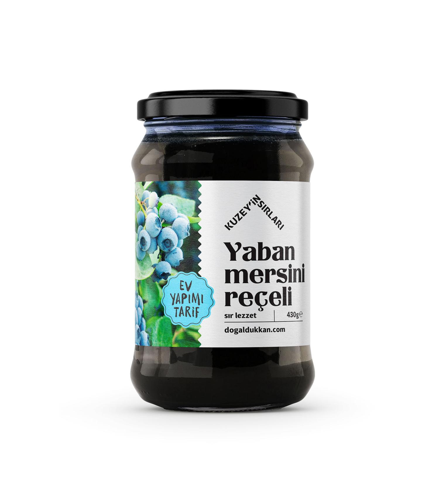 NATURAL SHOP Natural Blueberry Jam (430 GR) - Buy Online on GoSupps.com