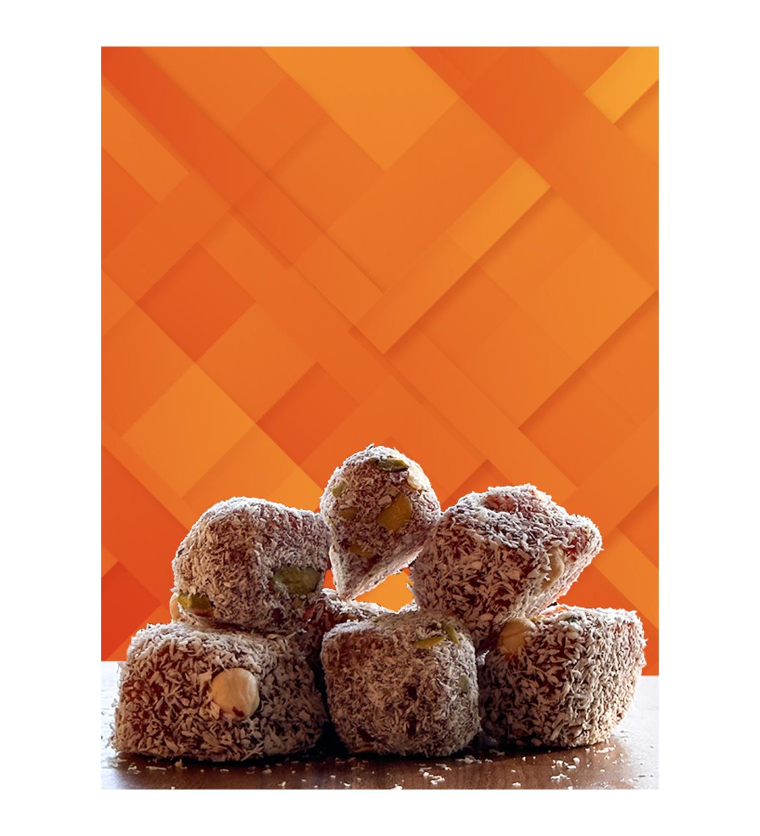 Dear Organic Natural Apricot Turkish Delight 1 Kg