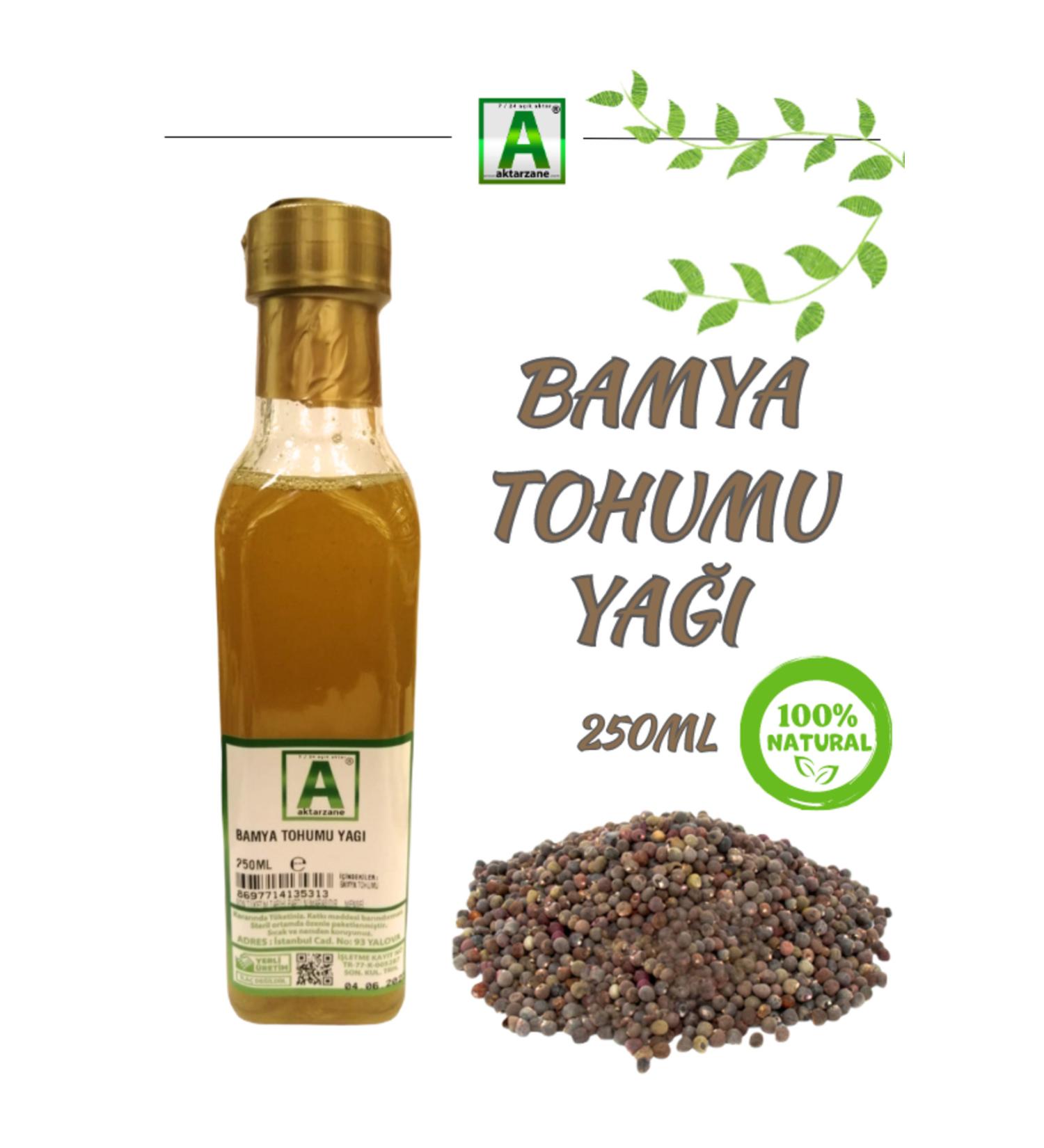 CMY Okra Seed Oil Cold Pressed Natural Oil Abelmoschus Esculentus 250cc