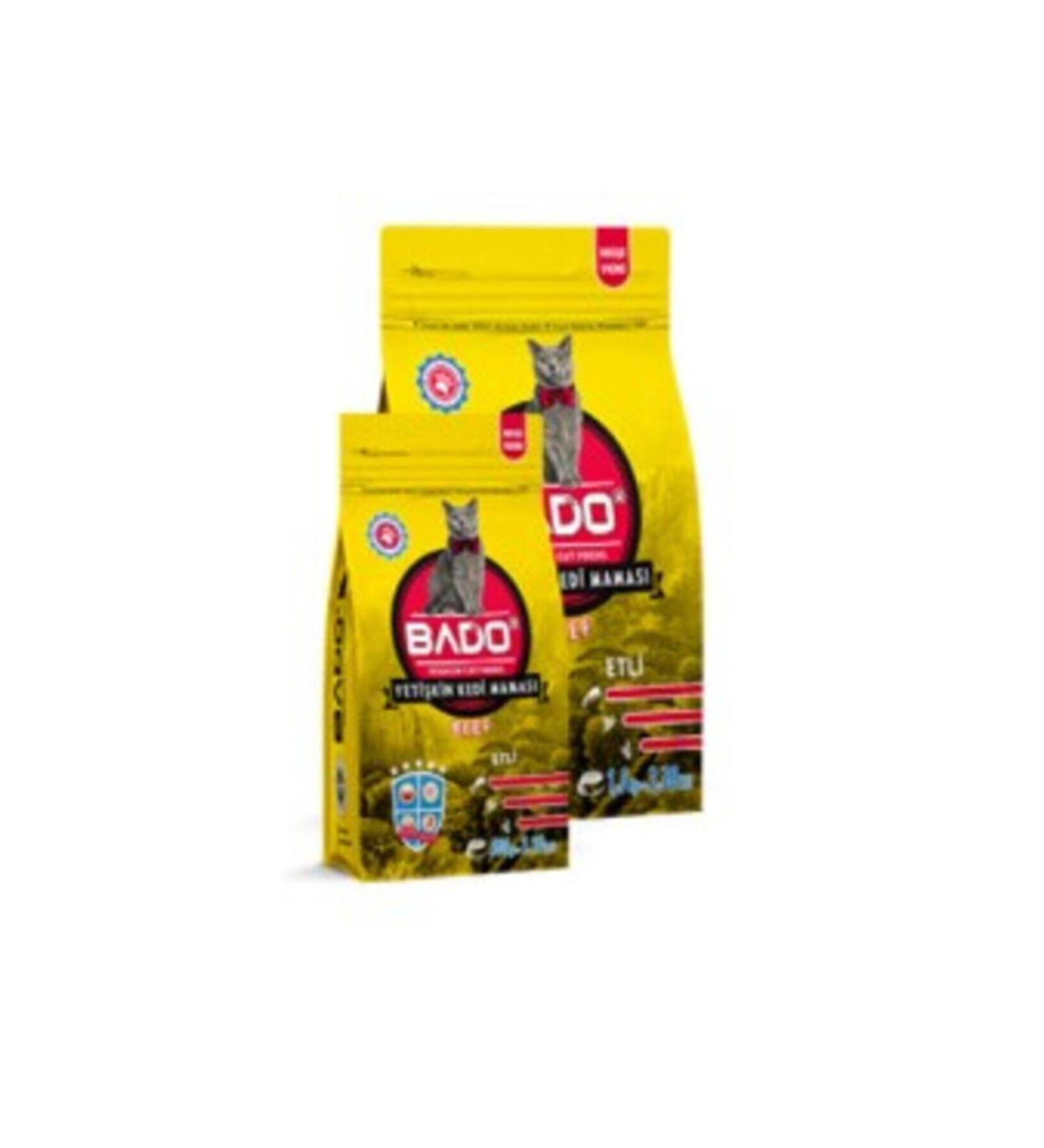 Bado 500gr Adult Dry Cat Food Meaty 2-Piece