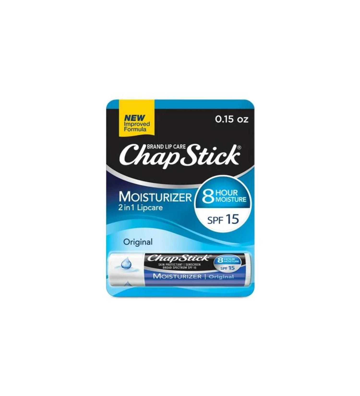 ChapStick Moisturizer Original Lip Balm Tube SPF15
