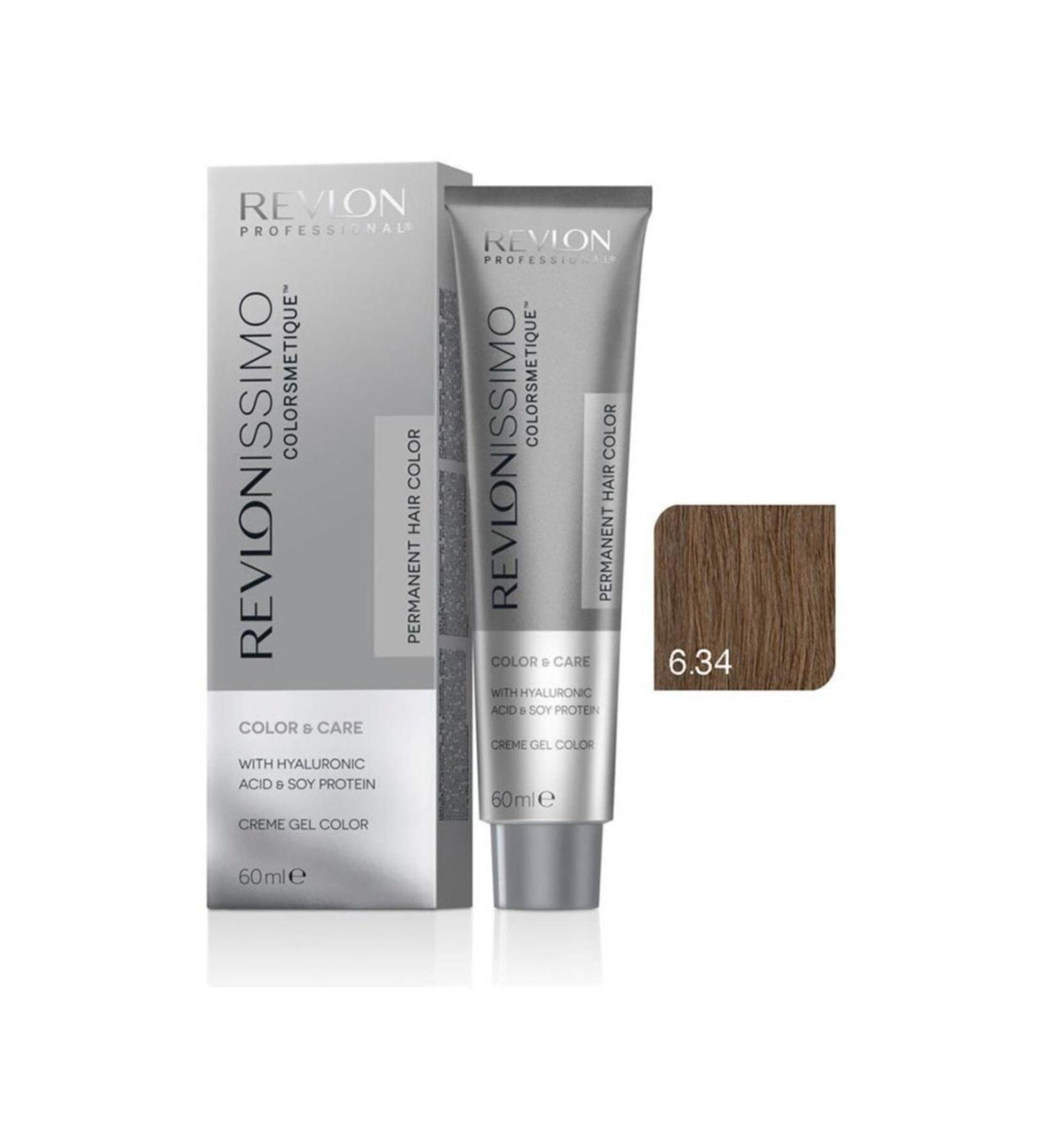 Revlon Issimo Colorsmetique Color & Care 6.34 Dark Blonde Copper Gold (Oxidized)