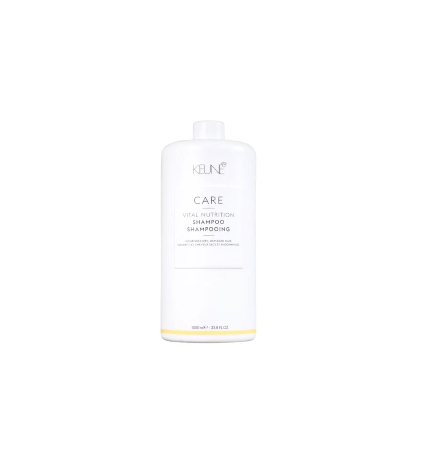 Keune Vital Nutrition Shampoo 1000 Ml Repair Shampoo for Damaged Hair