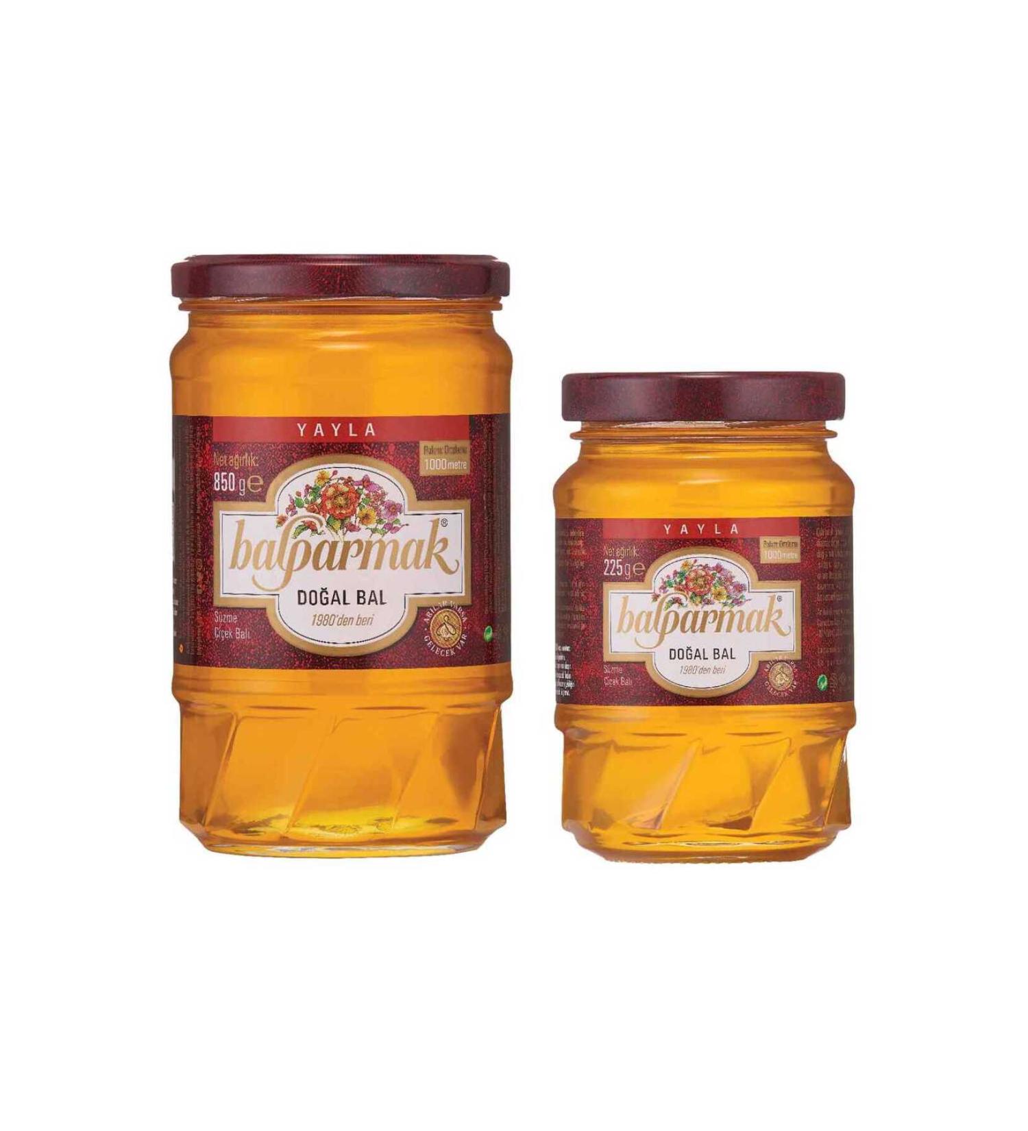 Balparmak Yayla Package (Yayla Flower Honey 850 g and Yayla Flower Honey 225 g)