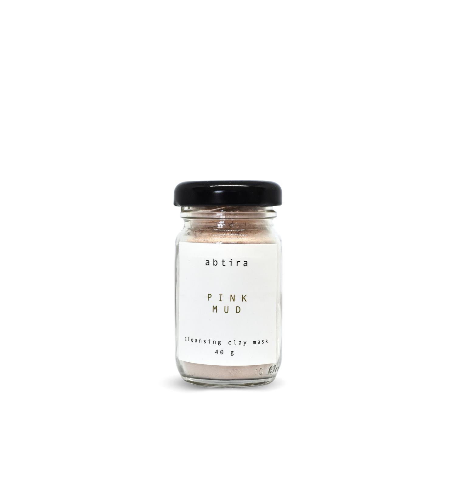 abtira Pink Mud | Damask Rose + Pink Clay Mask | Elegant Cleansing - Buy Online on GoSupps.com
