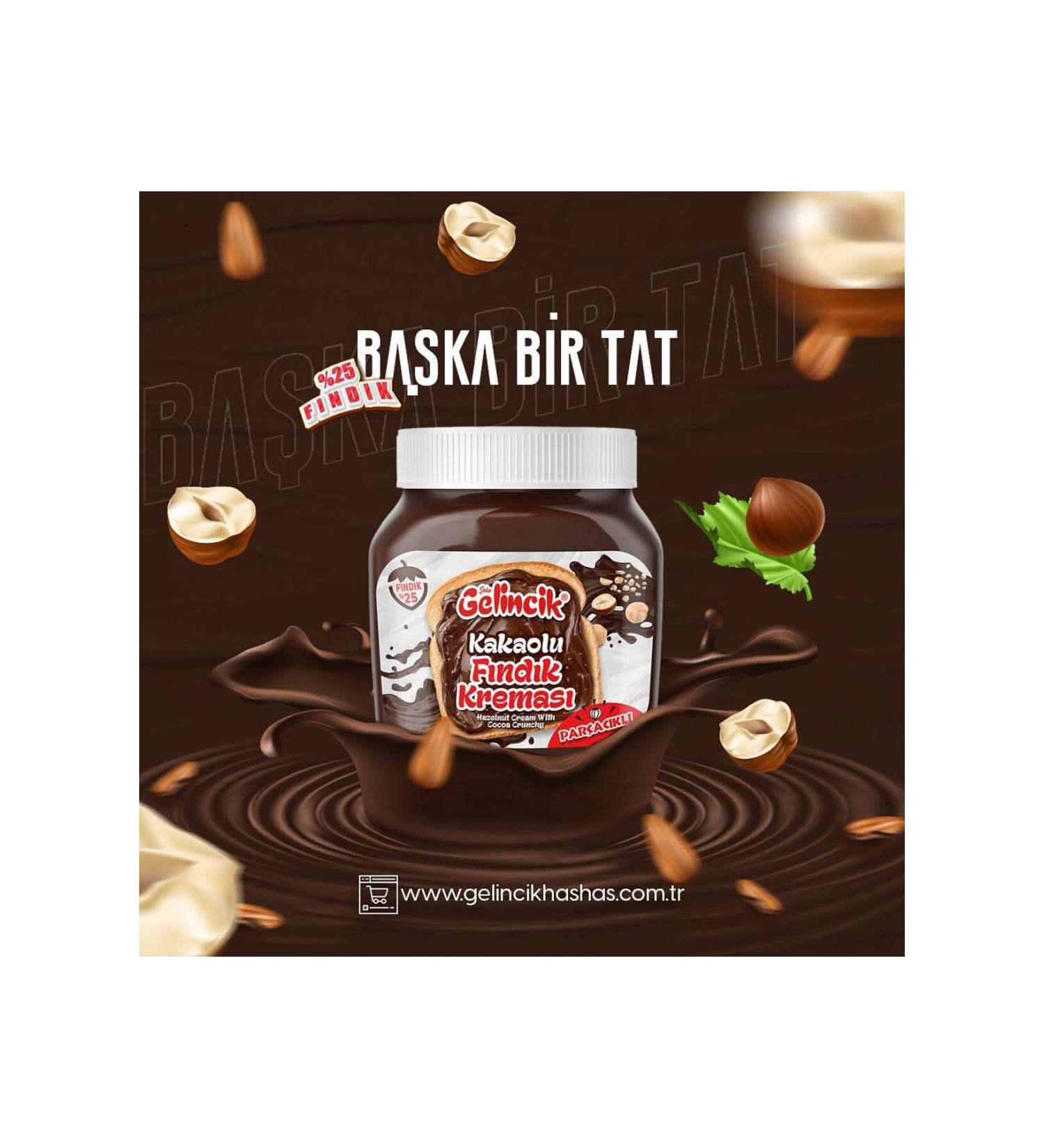 Gelincik Breakfast Spreadable Natural Additive-Free 650gr Special Production Cocoa Hazelnut Cream - Buy Online on GoSupps.com