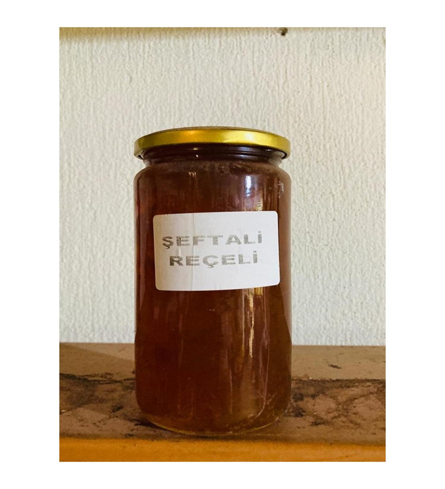 Organic Peach Jam with Rocks 1000 Gr ()