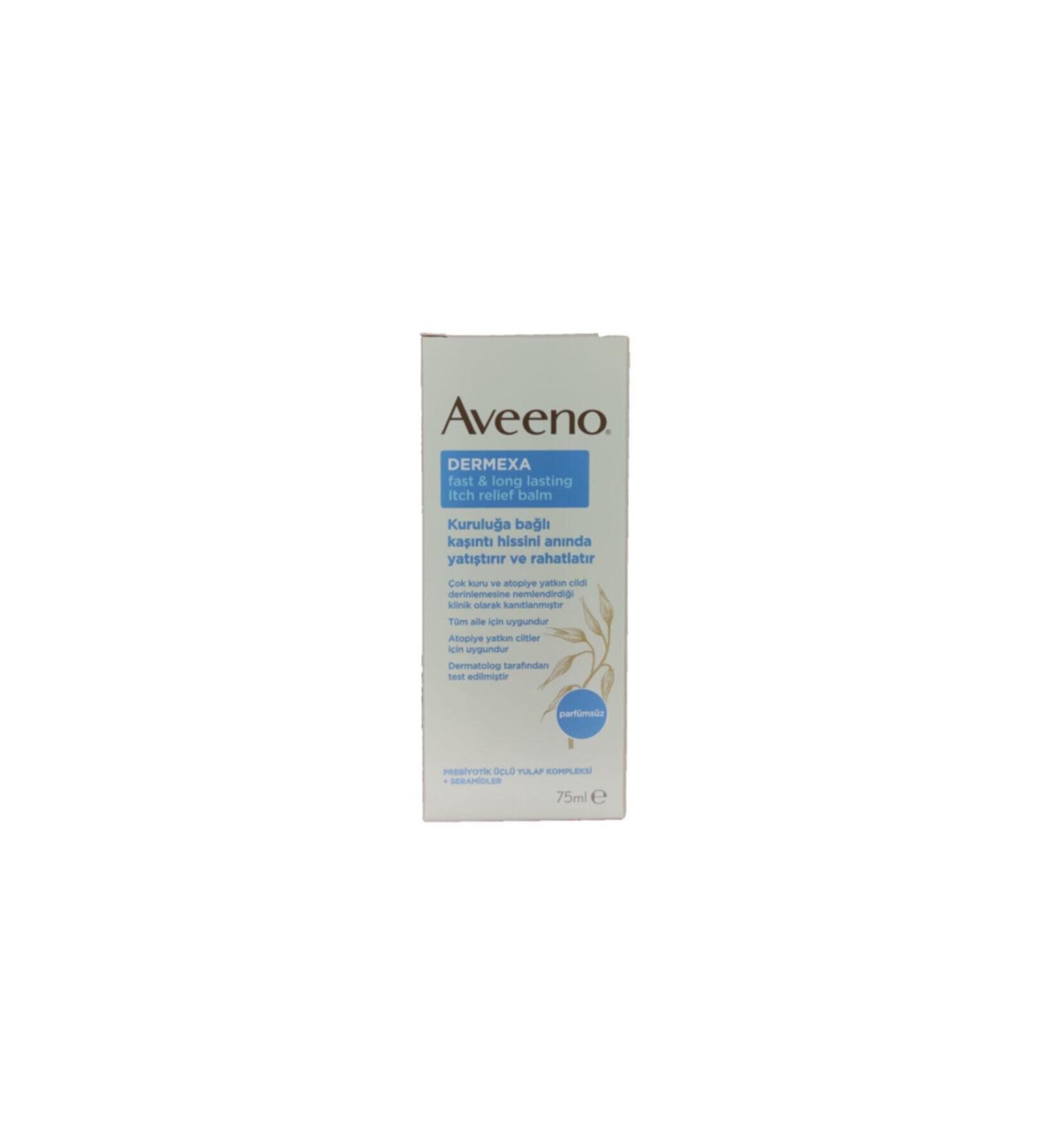 AVEENO Dermexa Fast Long Lasting Itch Relief Balm 75ml