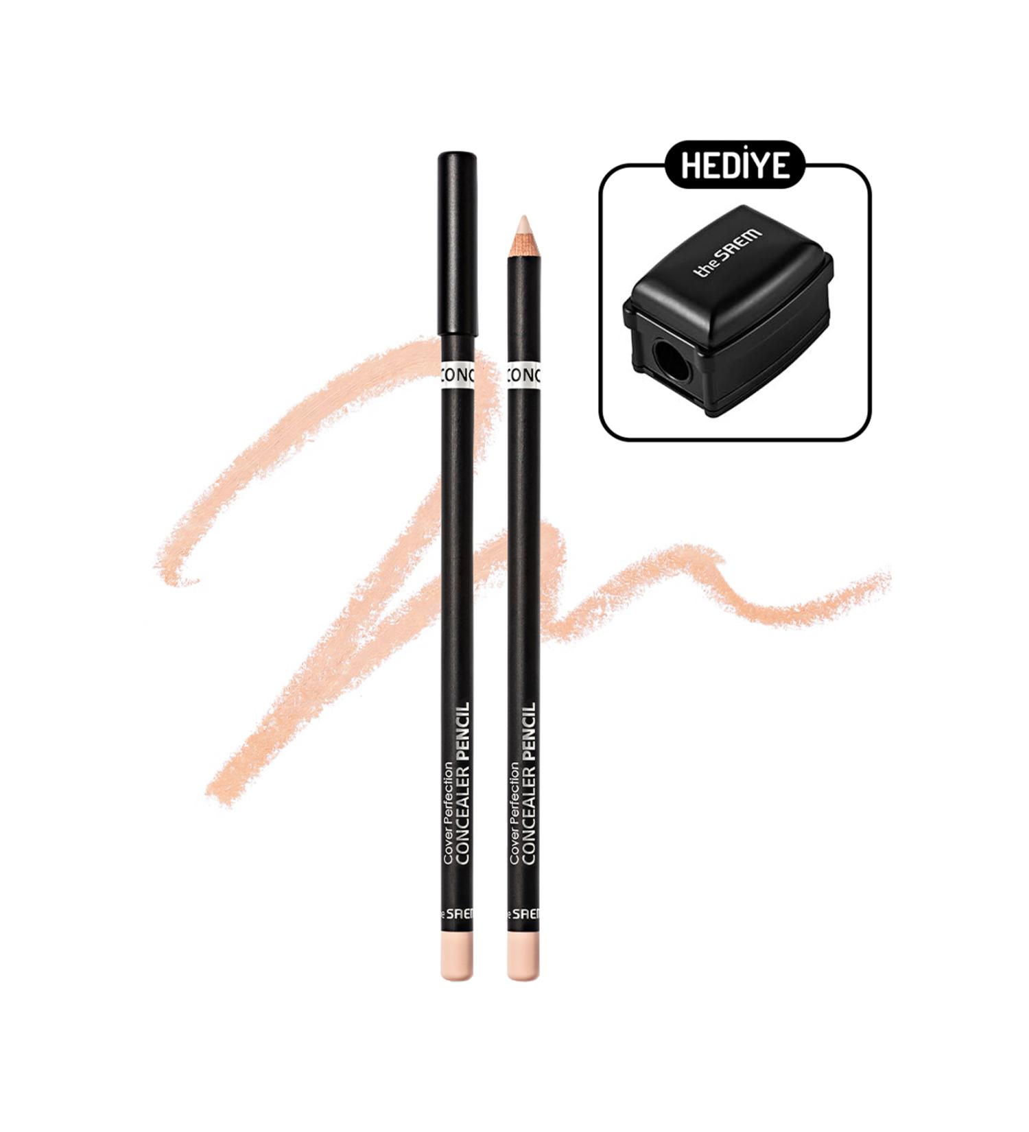The Saem Long-Lasting Pencil Concealer/ Cover Perfection Concealer Pencil 1.0 Clear Beige - Buy Online on GoSupps.com