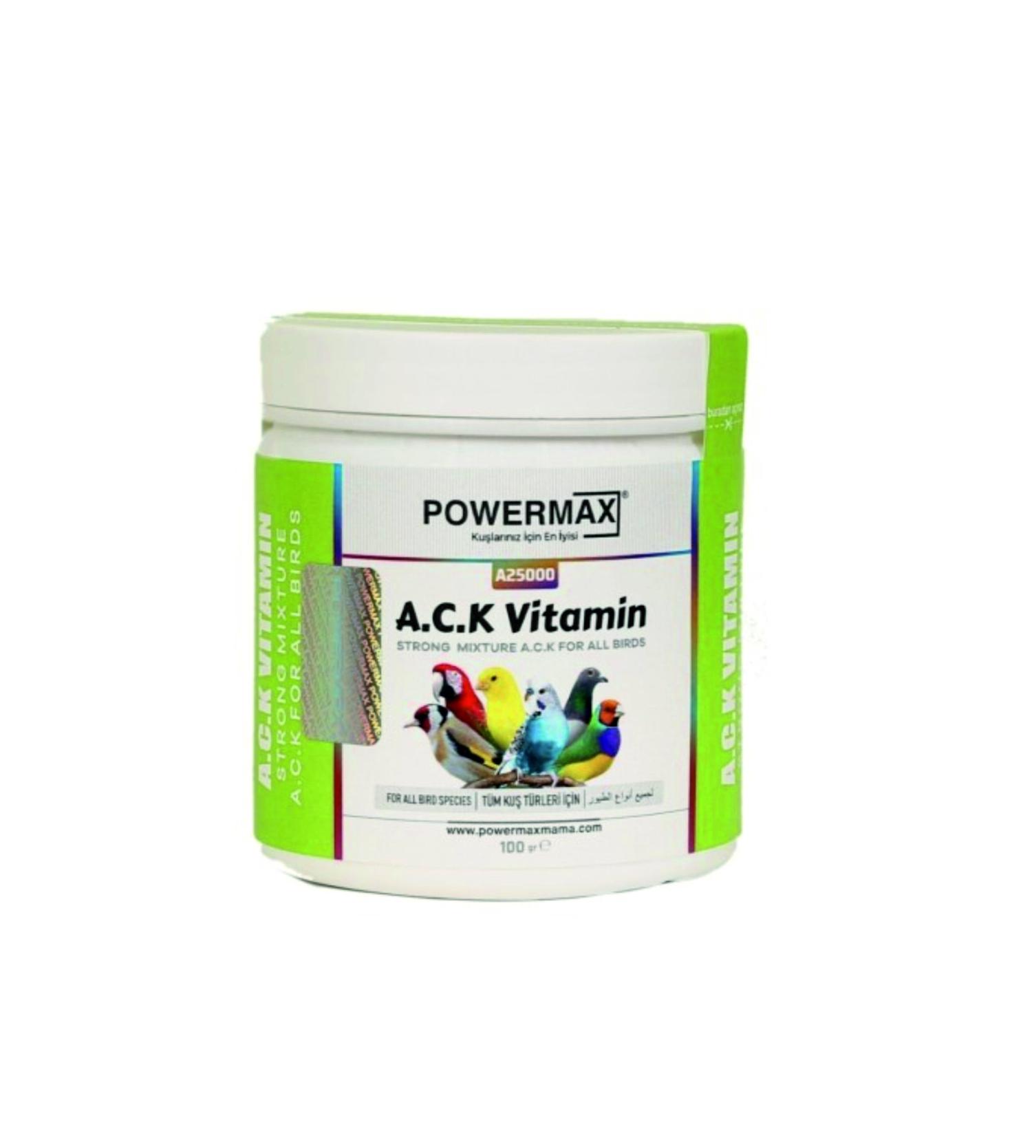 powermax ACK vitamin 100g