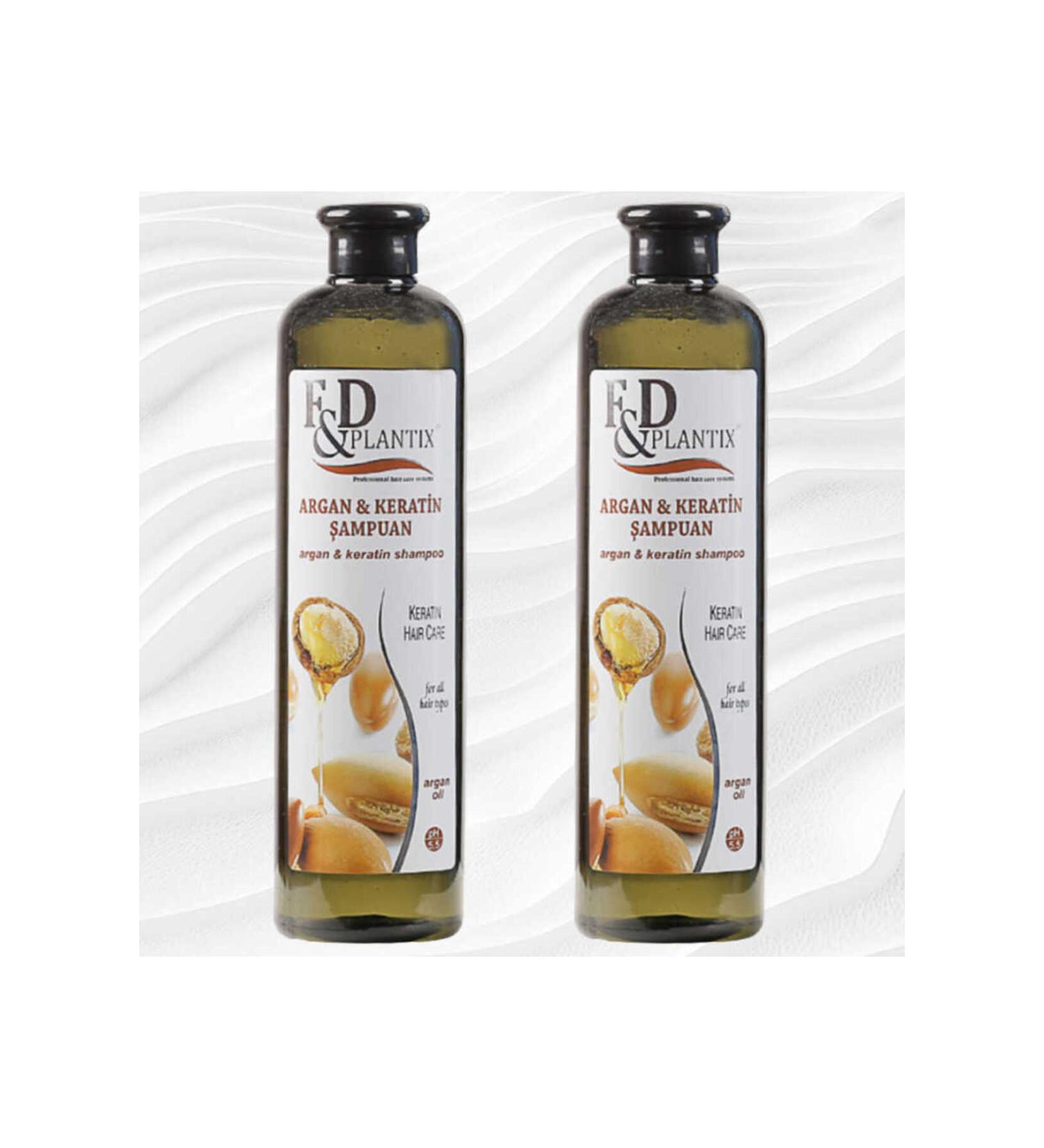 F&D Plantix Shampoo Argan & Keratin 2 x 700 ML