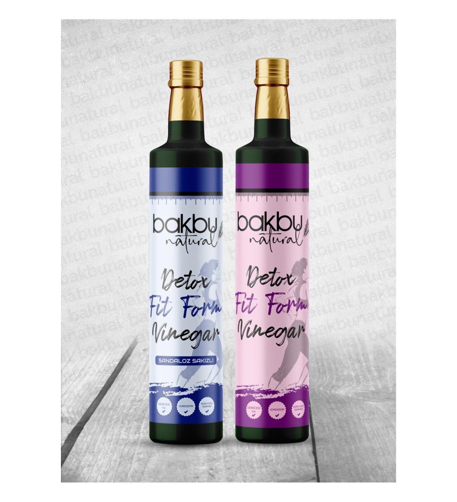 bakbunatural Bakbu Sandaloz Gummy and Detox Fit Form Vinegar 2-pack