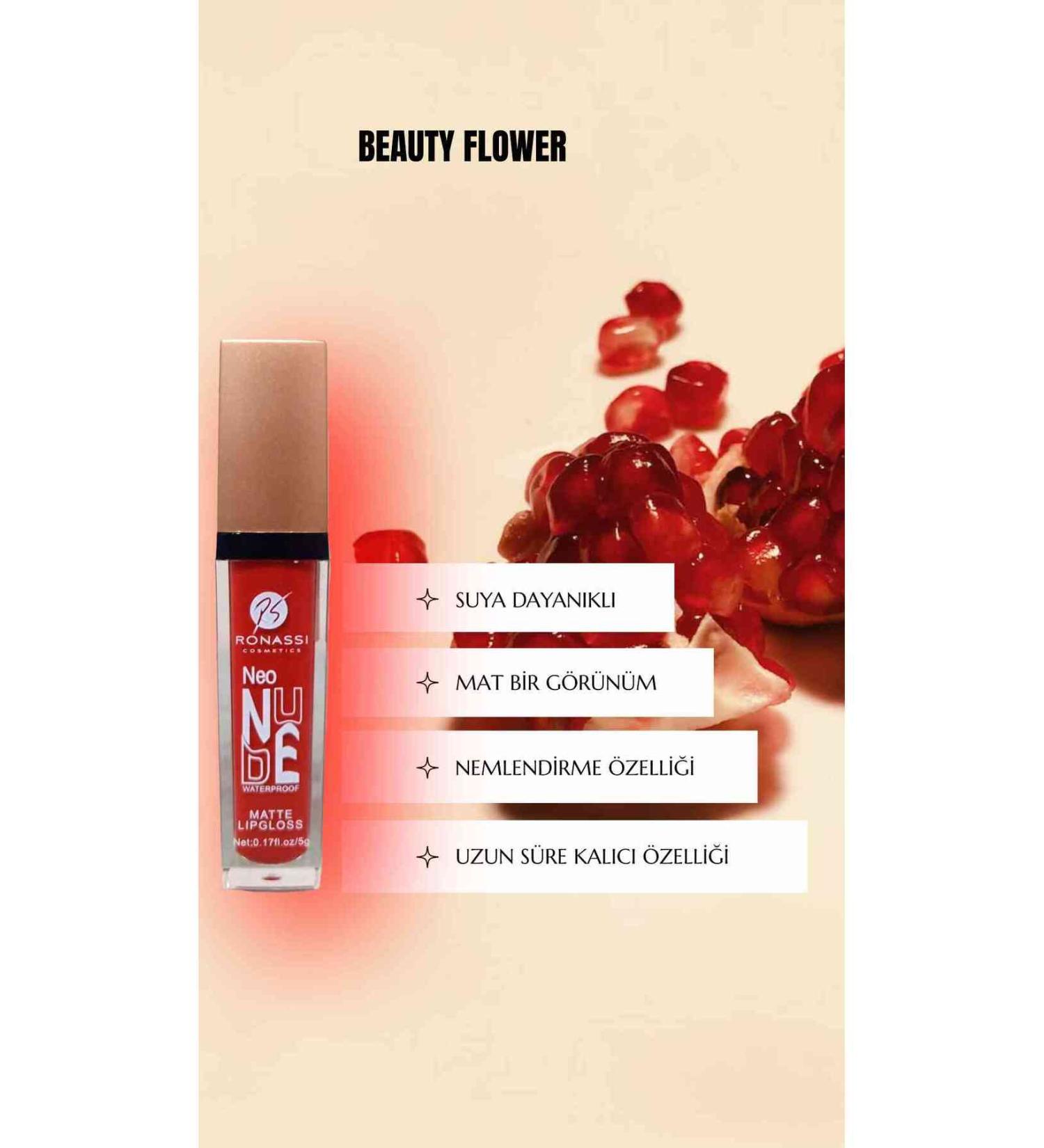 RS Ronassi Cosmetics Cosmetics Neo Nude Waterproof Matte Lipgloss 04