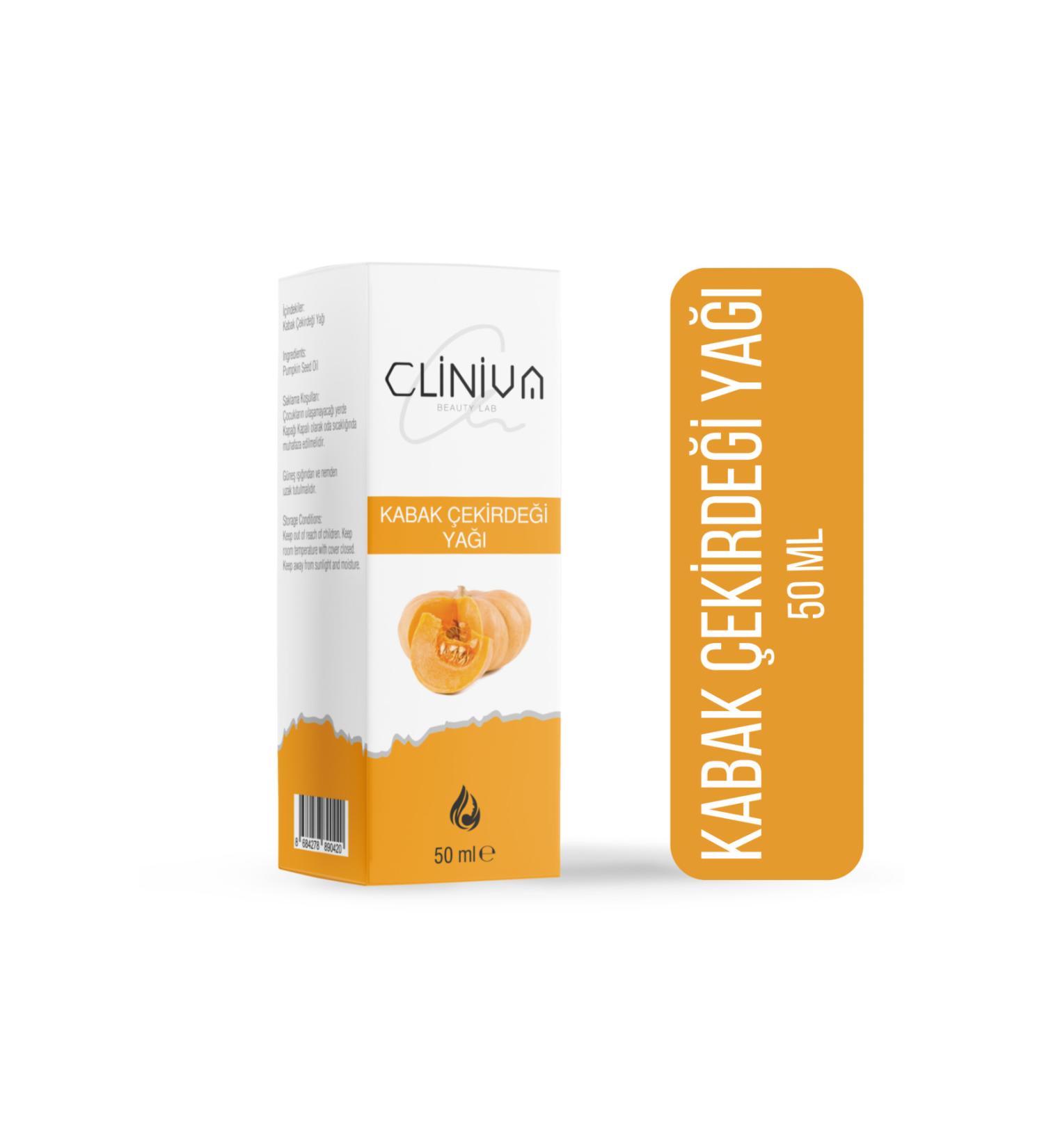 cliniva Pumpkin Seed Oil 0 Natural Plant Based Fixed Oil 50ml