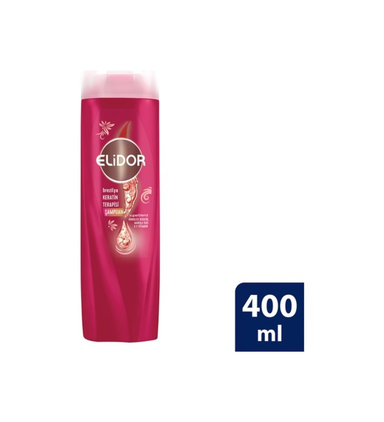 Elidor ELIDOR SHAMPOO 400 ML KERATIN THERAPY MARULA OIL - Buy Online on GoSupps.com