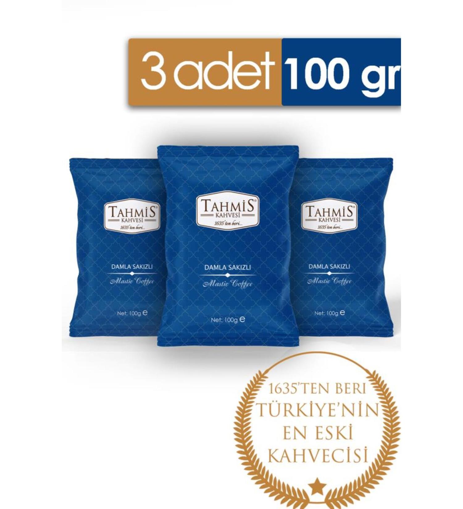 Tahmis Mastic Turkish Coffee 100 Gr 3-Pack - Buy Online on GoSupps.com