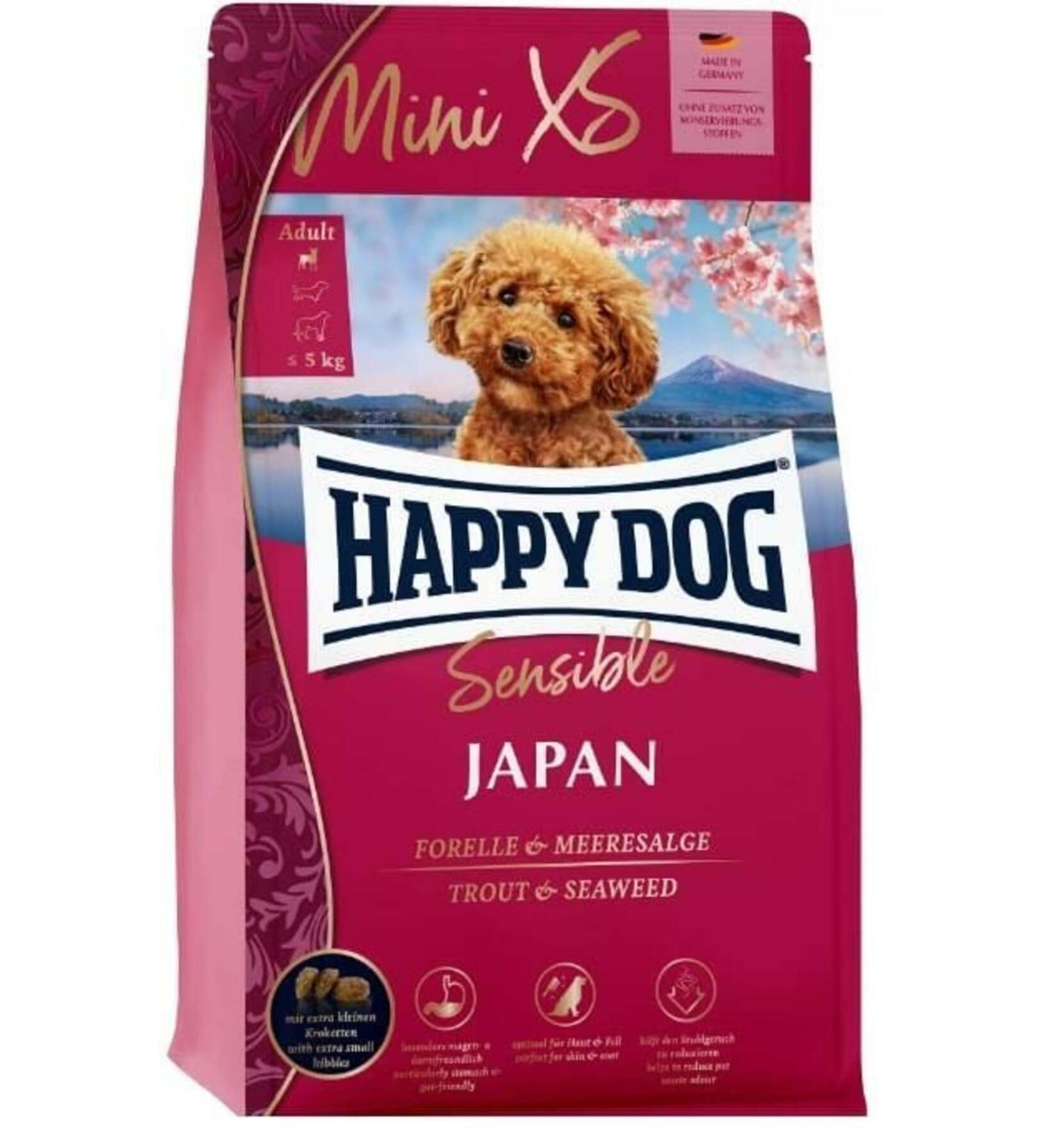 Happy Dog Mini Xsmall Japan Small Breed Adult Dog Food 1.5 Kg