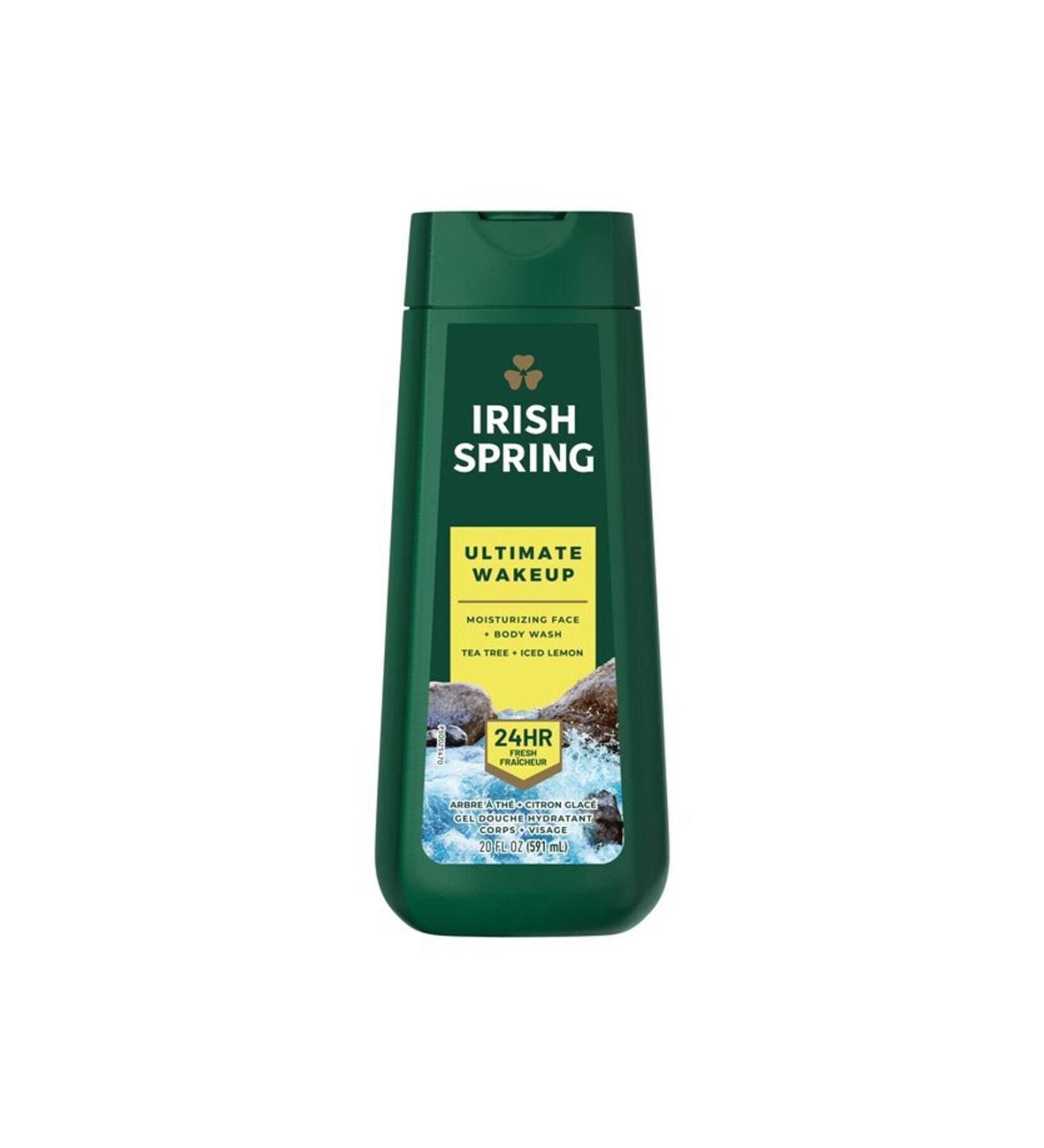 Irish Spring Ultimate Wake Up Cleansing Body Wash for Men 591ml