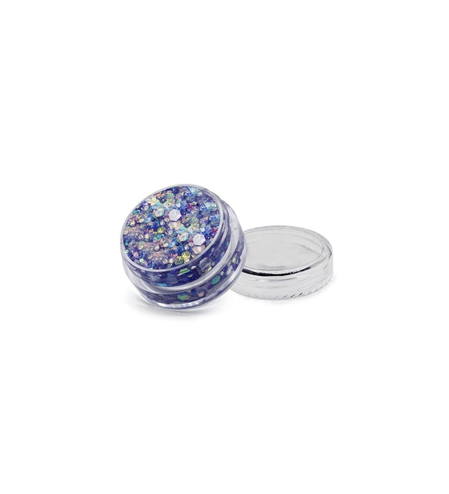 The Beauty Band Gel Glitter - Reflective Shiny Face and Body Glitter - Makeup Glitter Purple