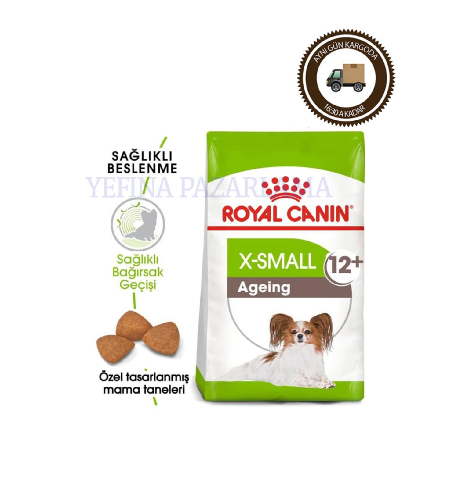 Royal Canin Small Breed Senior Dog Food 1.5kg X-Small Ageing 12+ Dry Dog Food - Buy Online on GoSupps.com