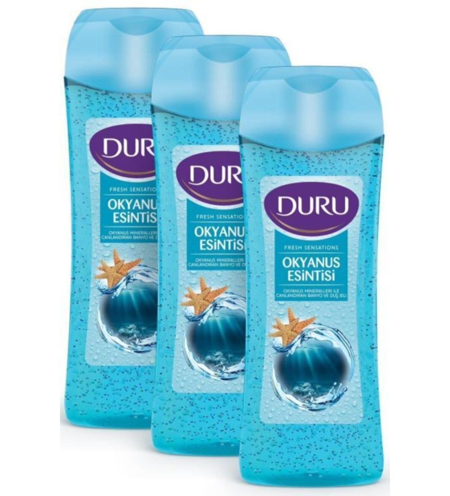 Evyap Duru Shower Gel 450 ml - Ocean Breeze (X3)