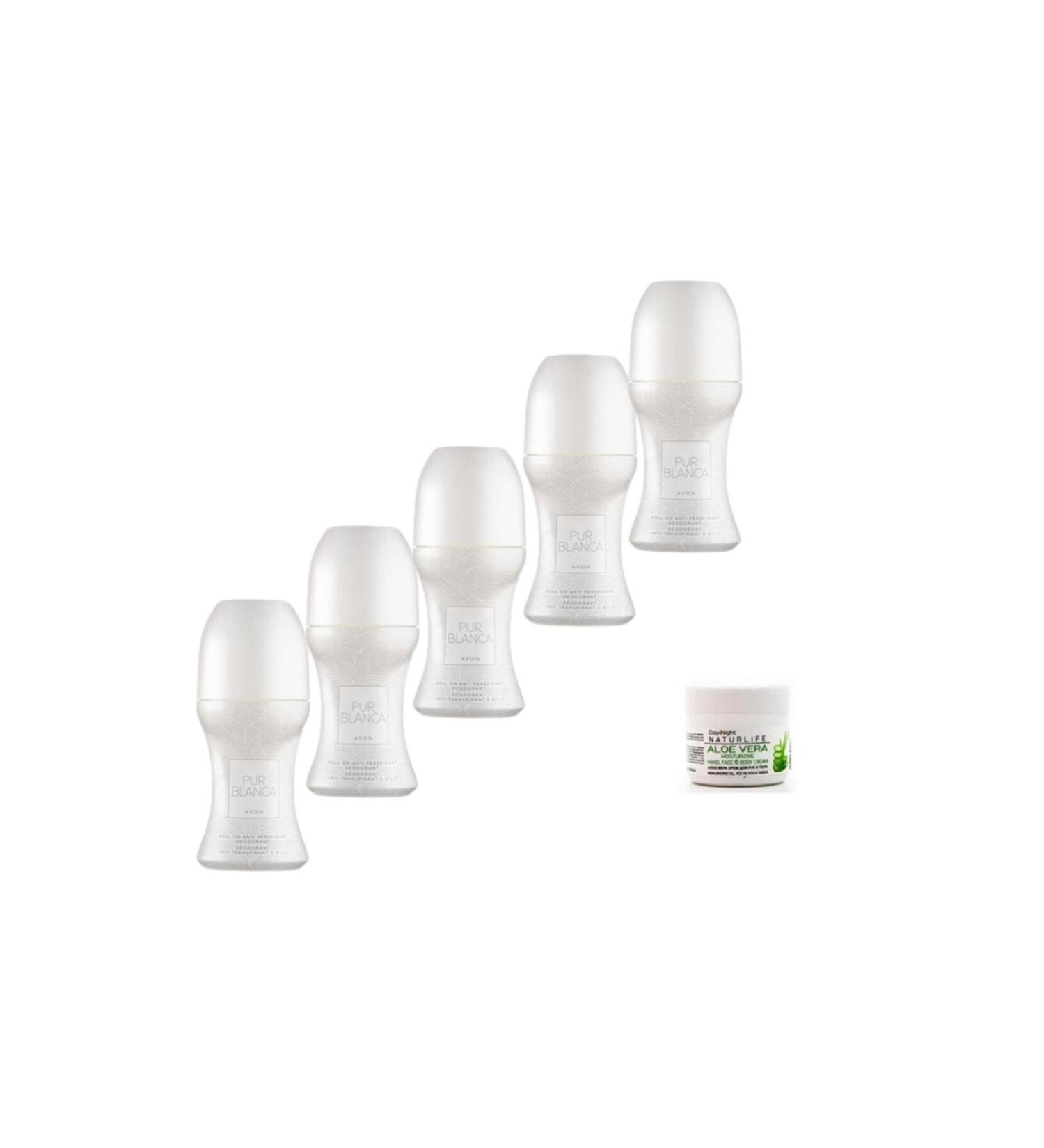 Avon Pur Blanca Roll On 5 Piece Moisturizing Cream Gift - Buy Online on GoSupps.com
