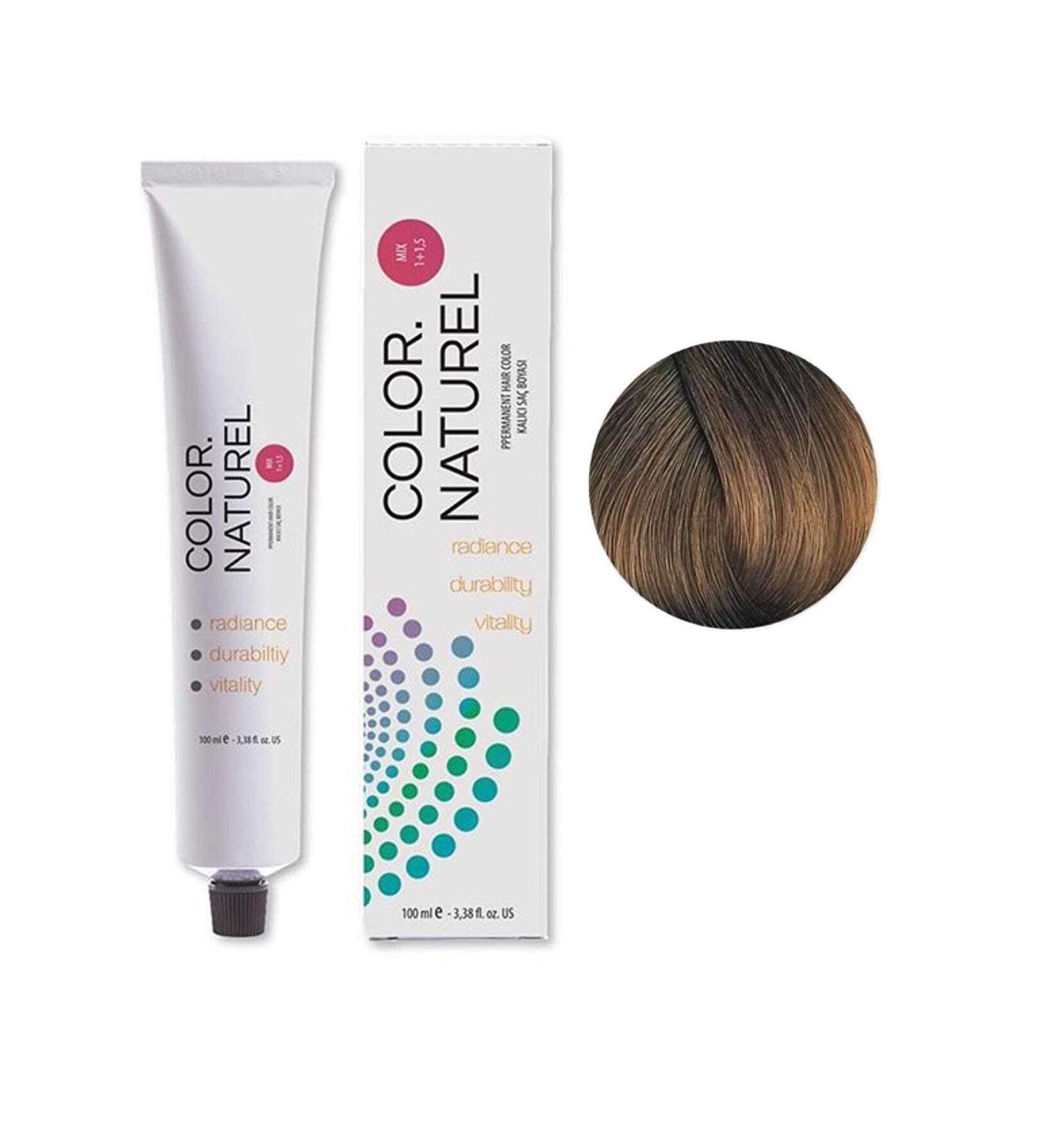 Color Naturel Permanent Hair Dye 100 ml - 7.77 Light Chocolate Brown 8681677051421