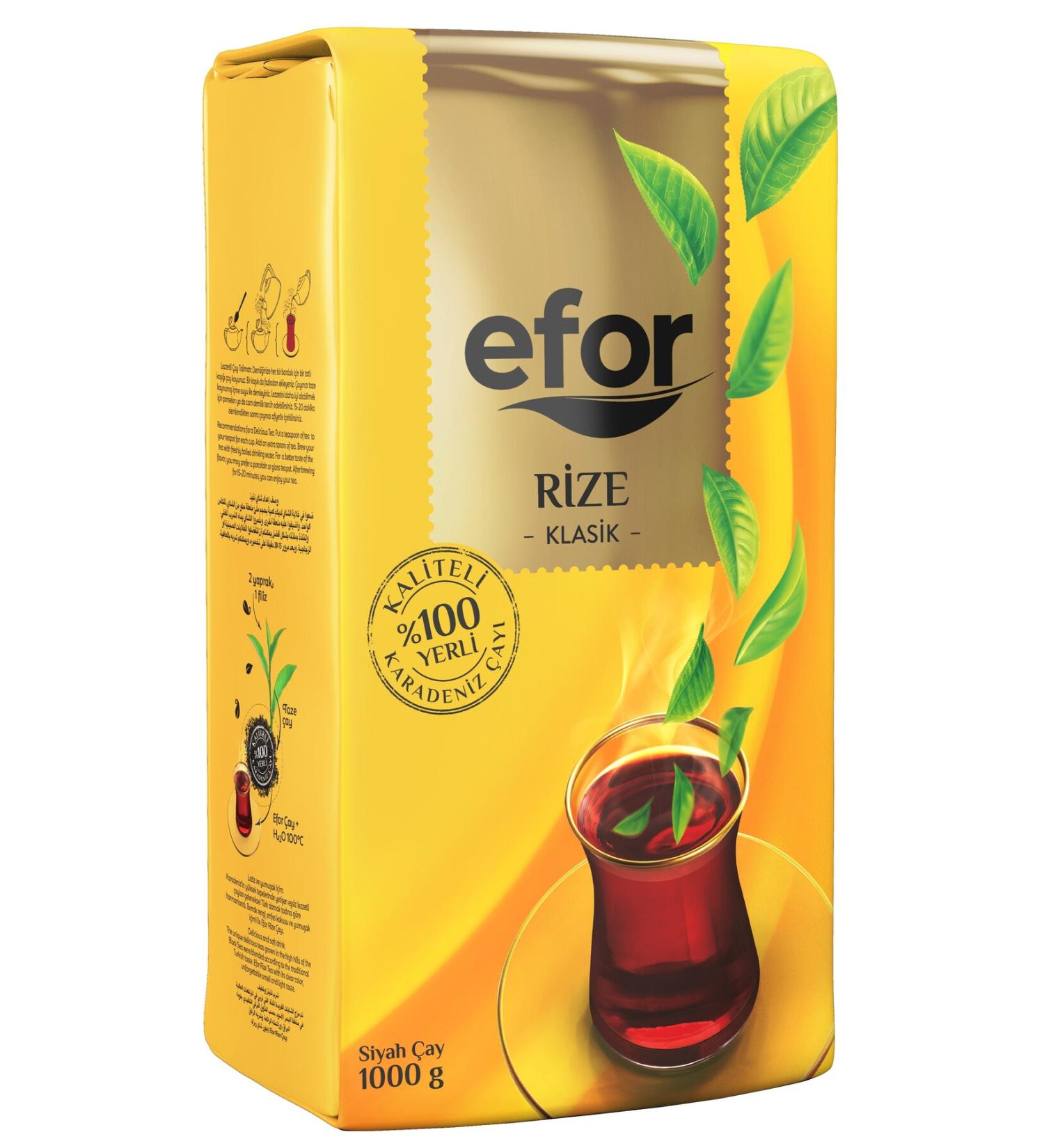 Efor Rize Classic Loose Black Tea - 1000gr - Buy Online on GoSupps.com