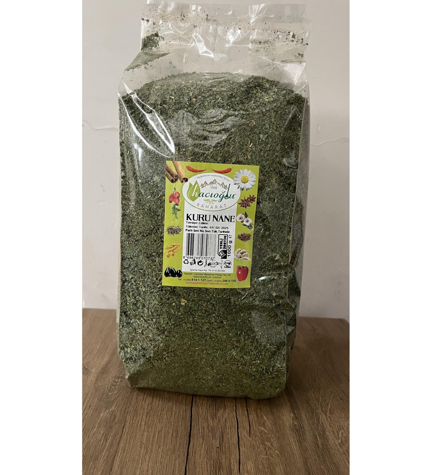Hac o lu spice Hatay Local Natural Mint Dry 1 Kg / 1000 gr