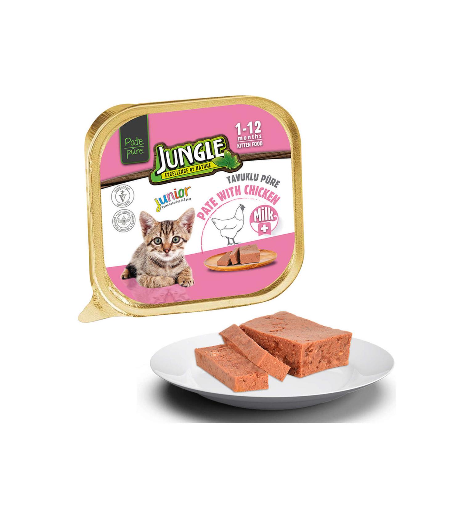 Jungle Kitten 100g Milk/chicken.paste/pate 5045