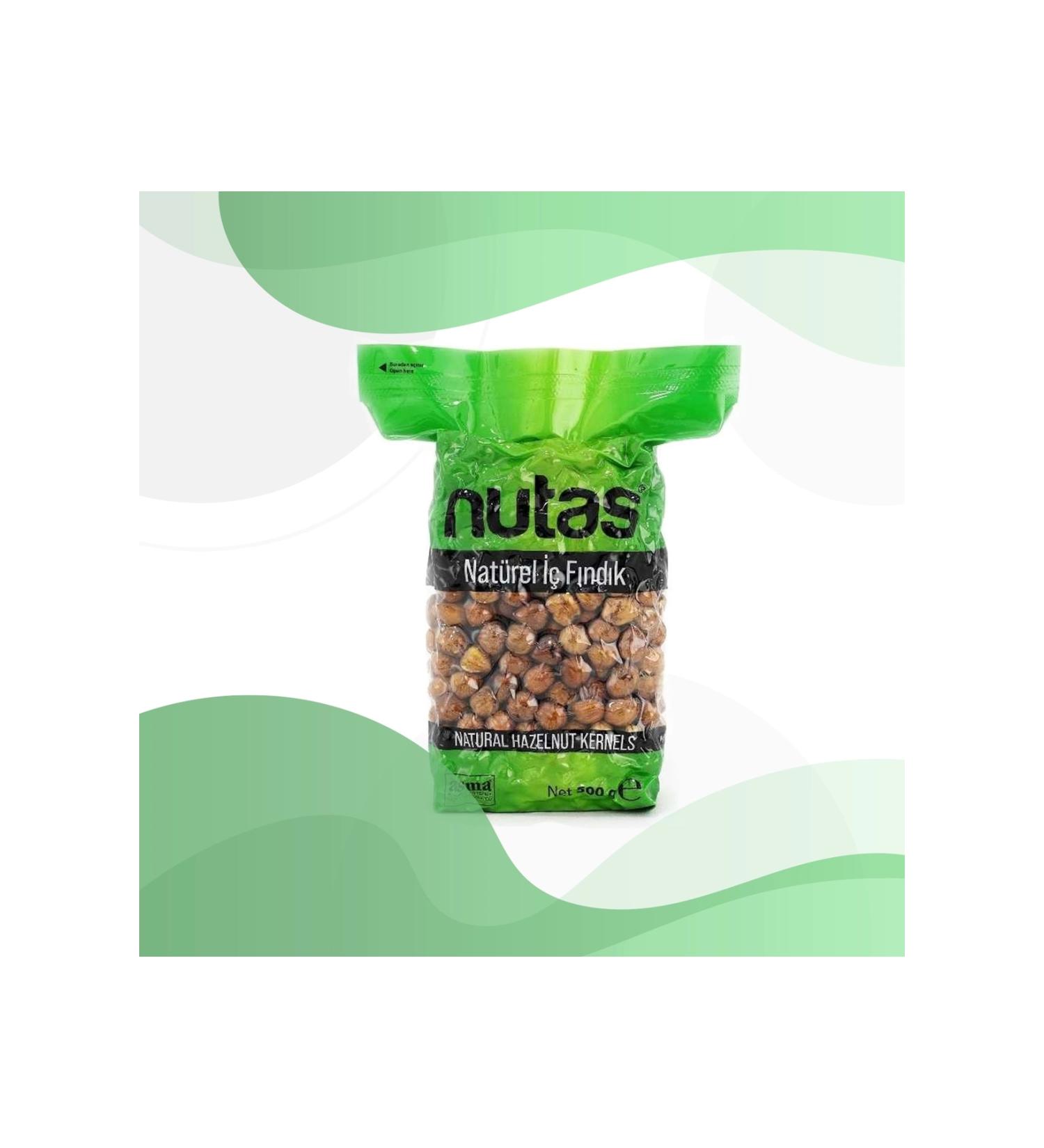 Nutas Natural Hazelnuts 500gr