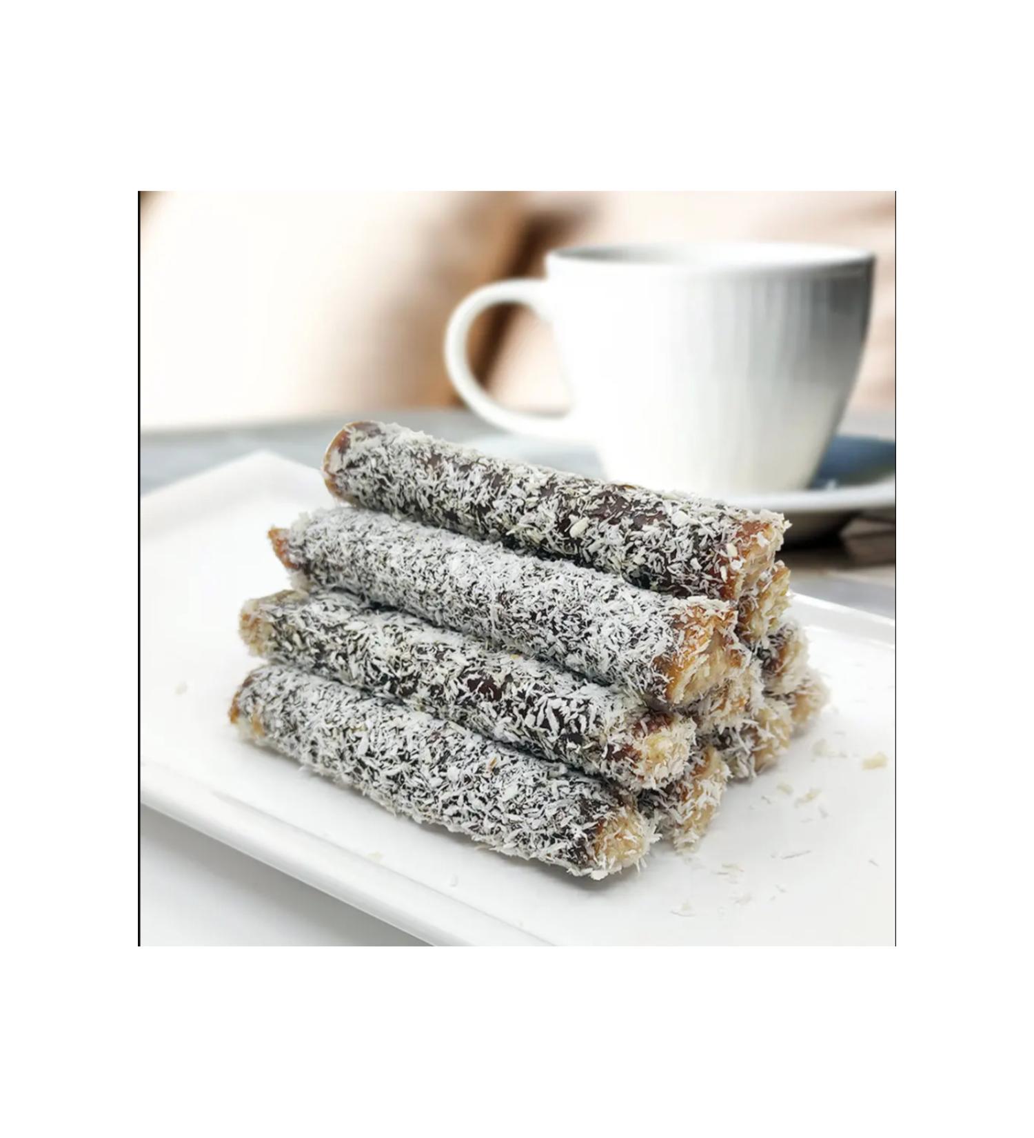 TicaretDeniz Hazelnut Paste Walnut Paste Coconut Wrapped Fruit Rolls 1.9 Kg