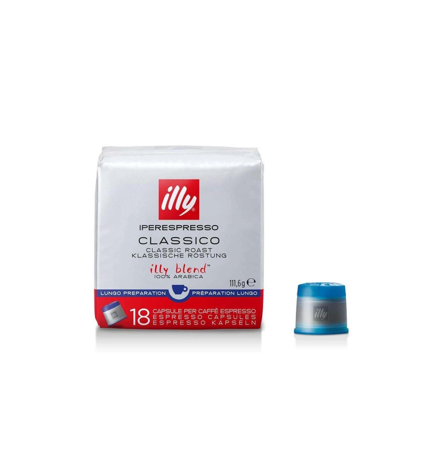 illy Iperespresso Lungo Capsule Coffee 18 Pieces - Buy Online on GoSupps.com