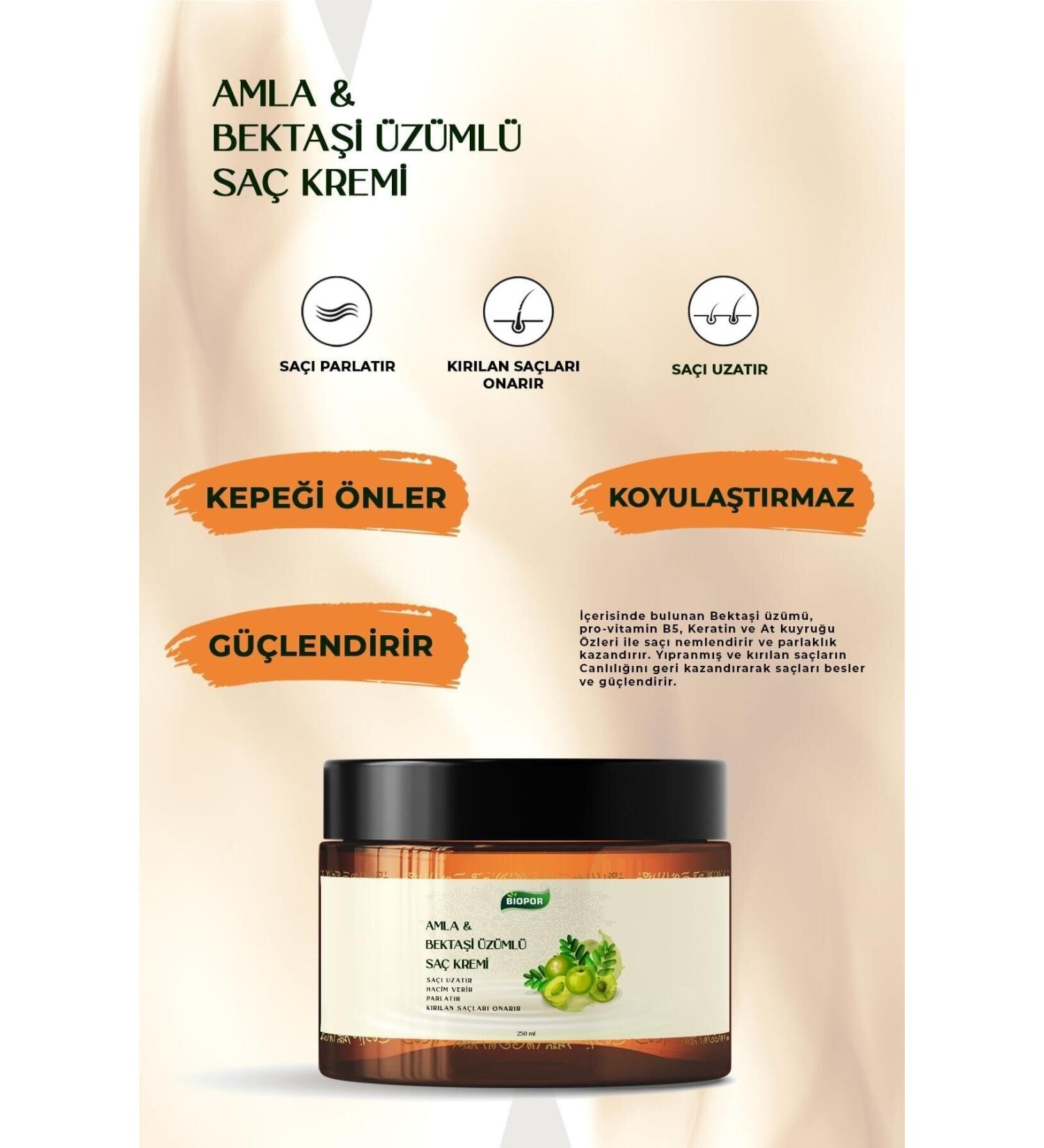 biopor Dabur Amla Bektashi Extract Amla Hair Conditioner 250 Ml