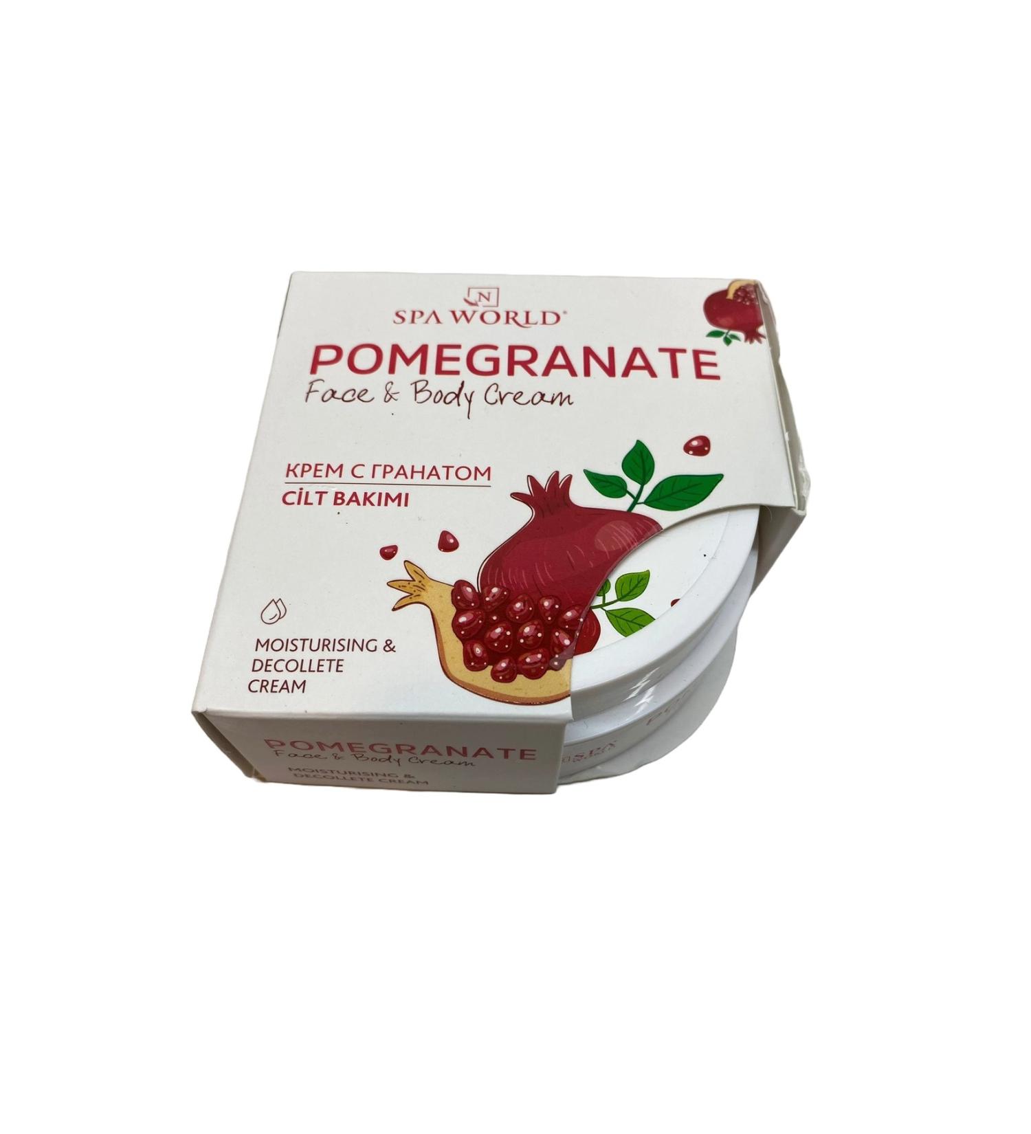 SPA WORLD POMEGRANATE HAND & FACE CARE CREAM MOISTURIZING VITALIZING CREAM 150 ML - Buy Online on GoSupps.com