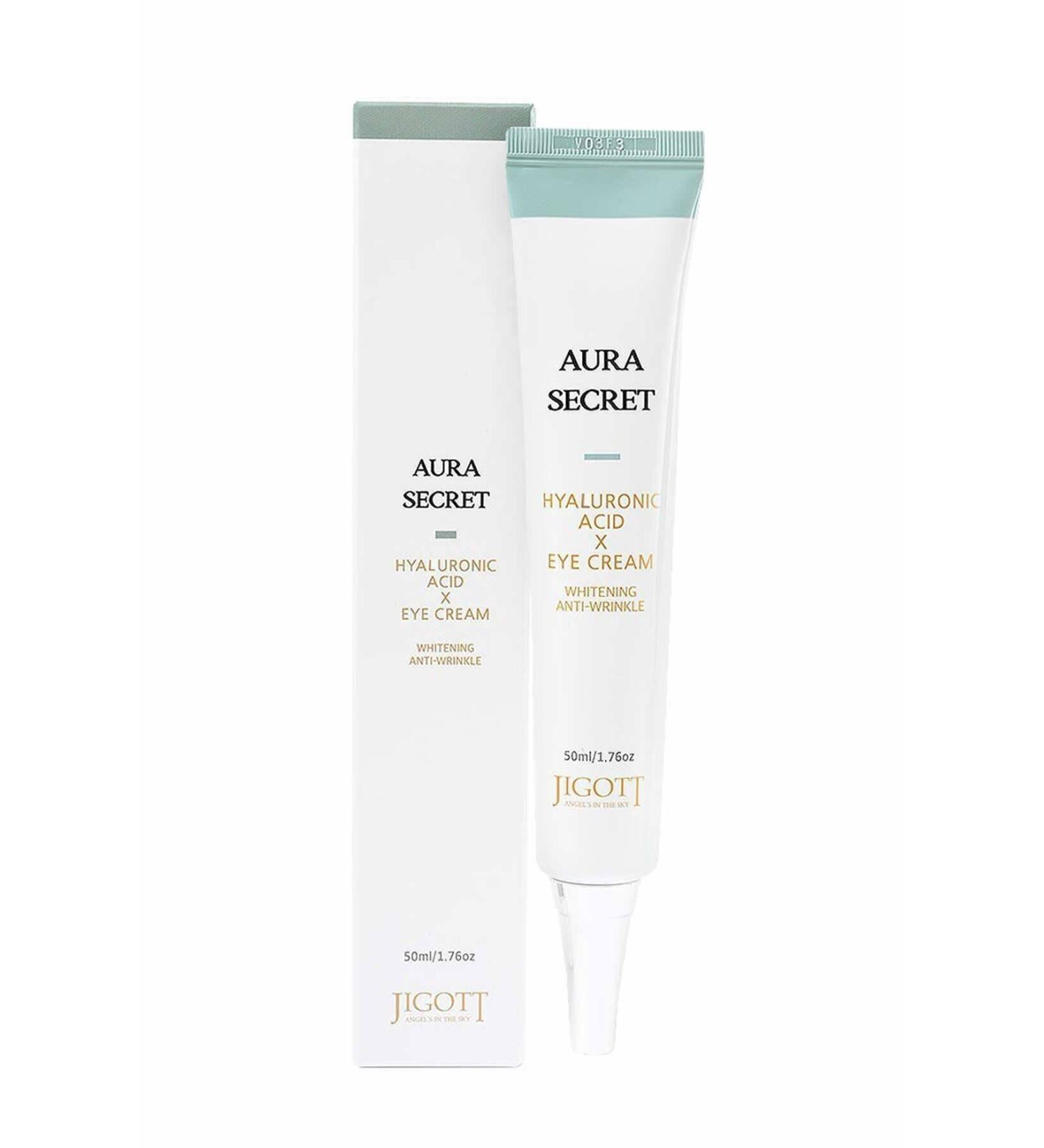 Jigott Hydrating Hyaluronic Acid Eye Cream Aura Secret Hyaluronic Acid Eye Cream - Buy Online on GoSupps.com
